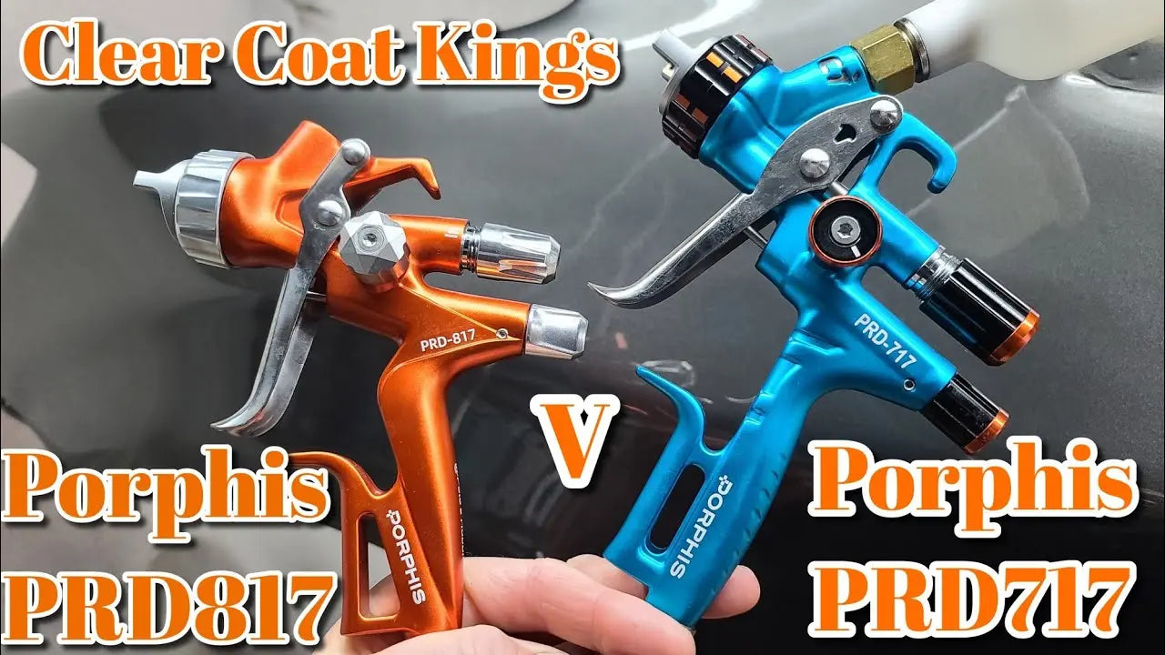 Spray Gun Comparison: PRD-817 vs. PRD-717 PORPHIS