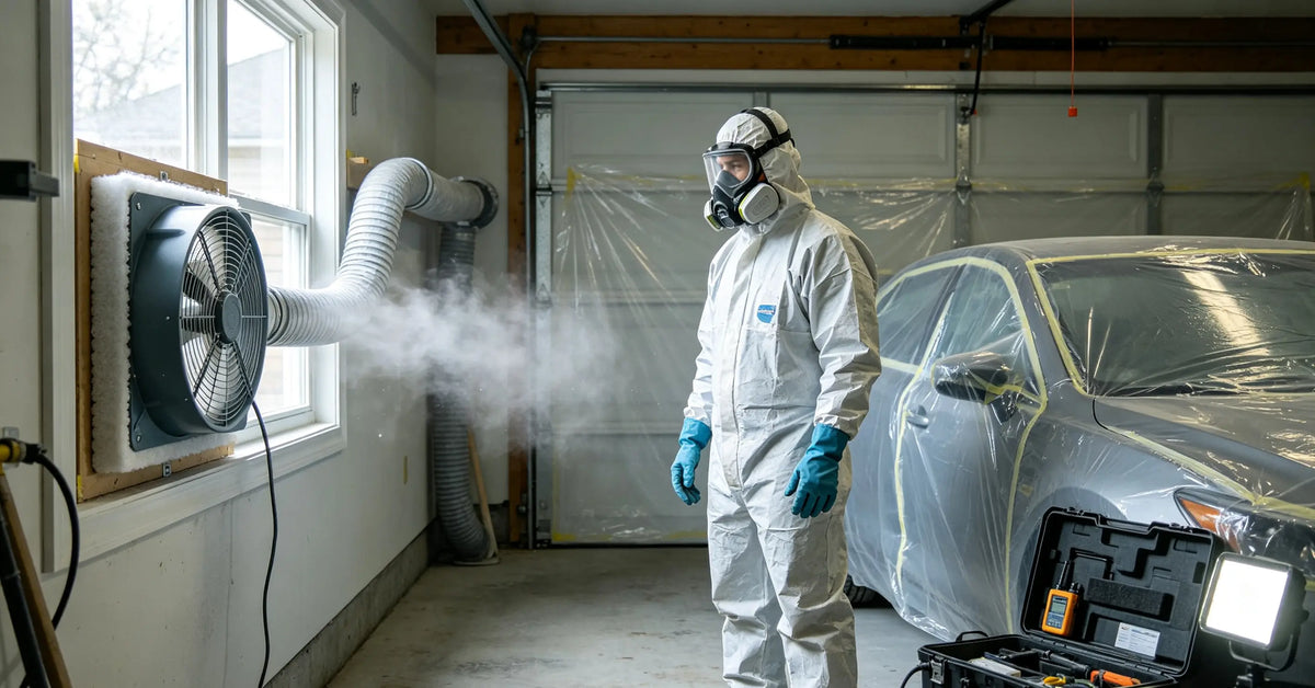 DIY Garage Car Painting Ventilation: What Fans, Filters and PPE Can—and Cannot—Do PORPHIS