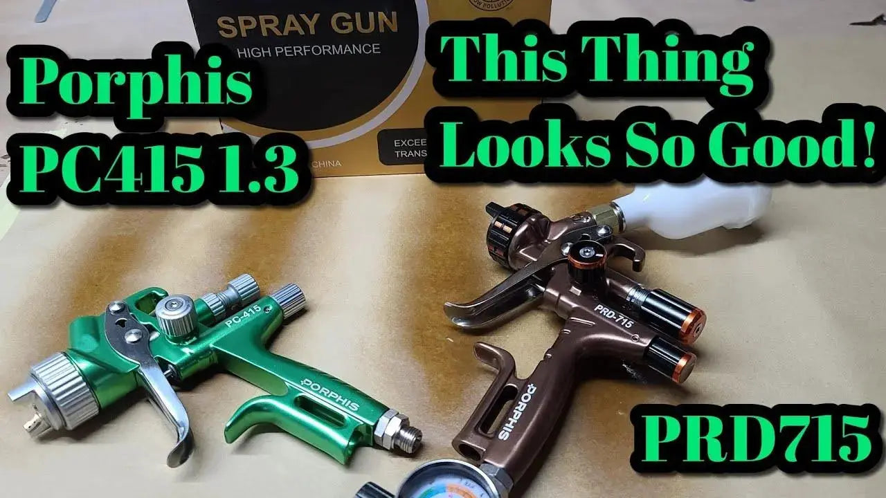Spray Gun Comparison: PC-415 vs. PRD-715 PORPHIS