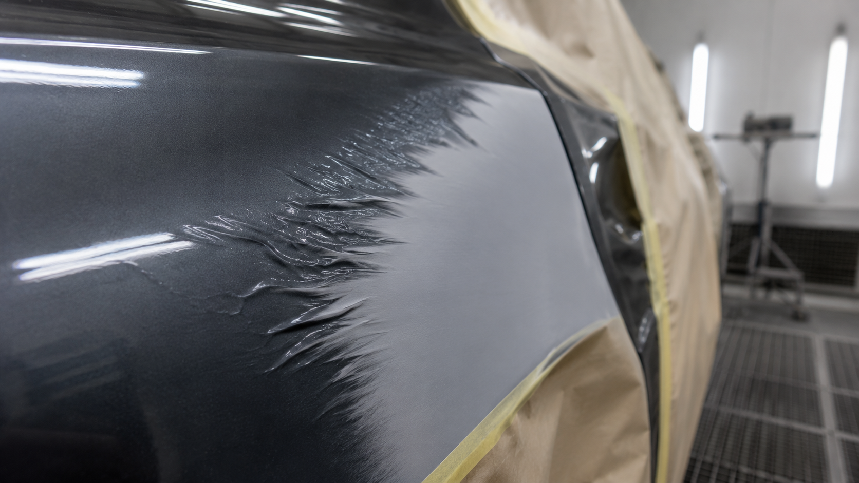 Basecoat Wrinkling at a Feather Edge: Why It Lifts and How to Repair It