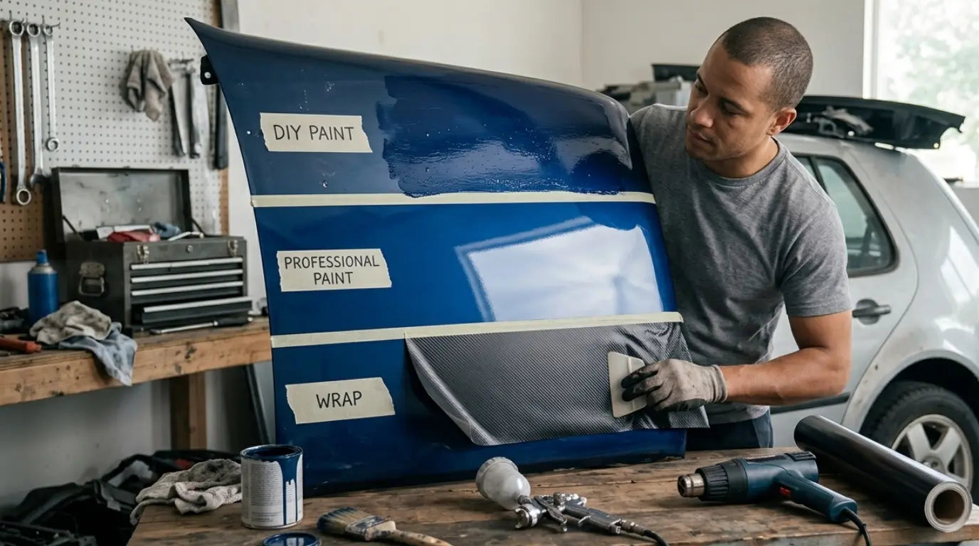 DIY Car Paint vs. Professional vs. Wrap: Which One's Actually Worth It on a Tight Budget? PORPHIS