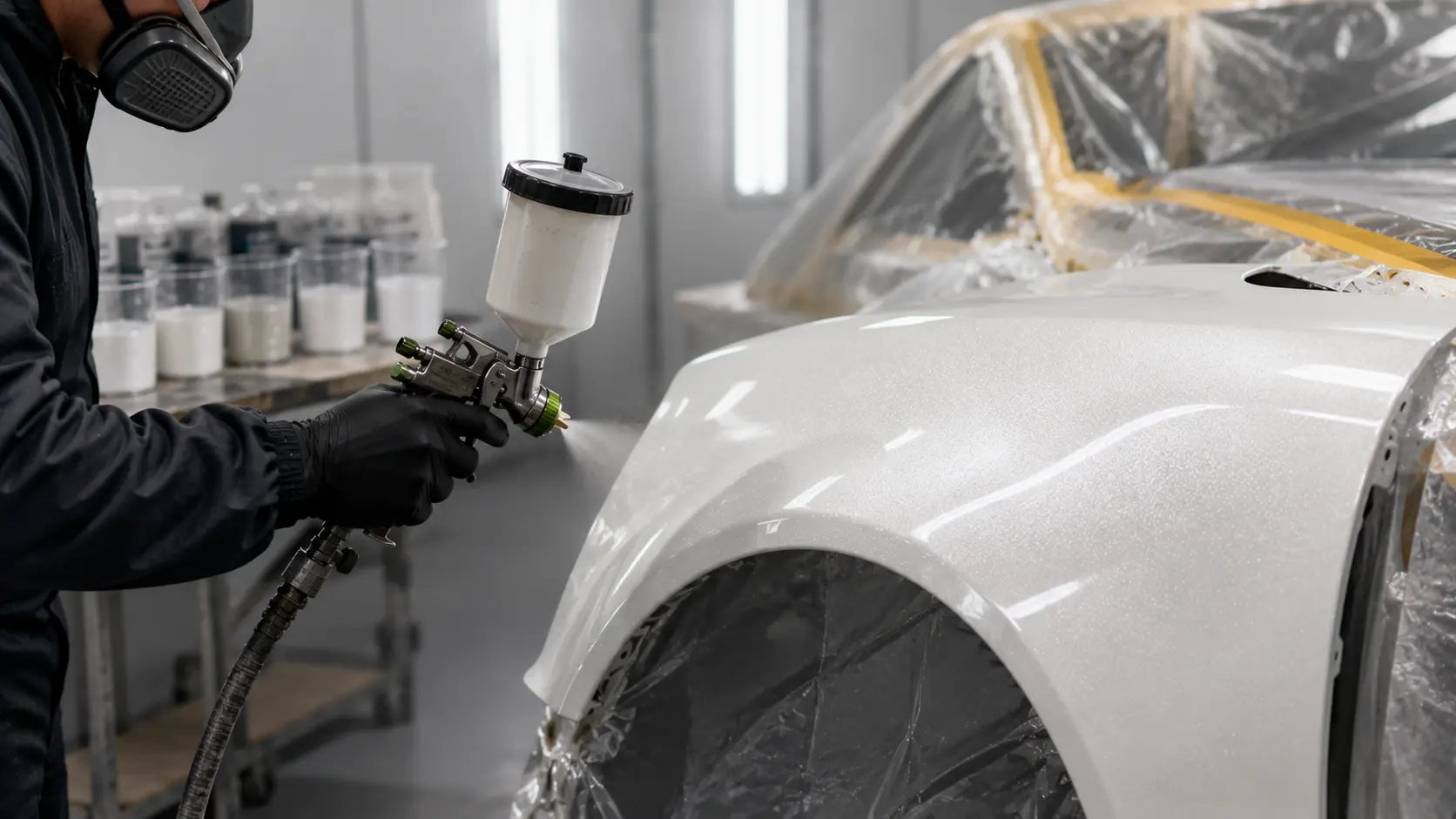Pearl White Paint Matching: How to Control a Tri-Coat Blend PORPHIS