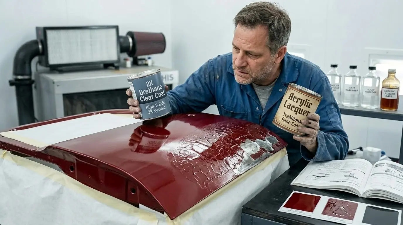 The Essential Guide to Choosing the Right Clear Coat for Acrylic Lacquer Base Coat PORPHIS