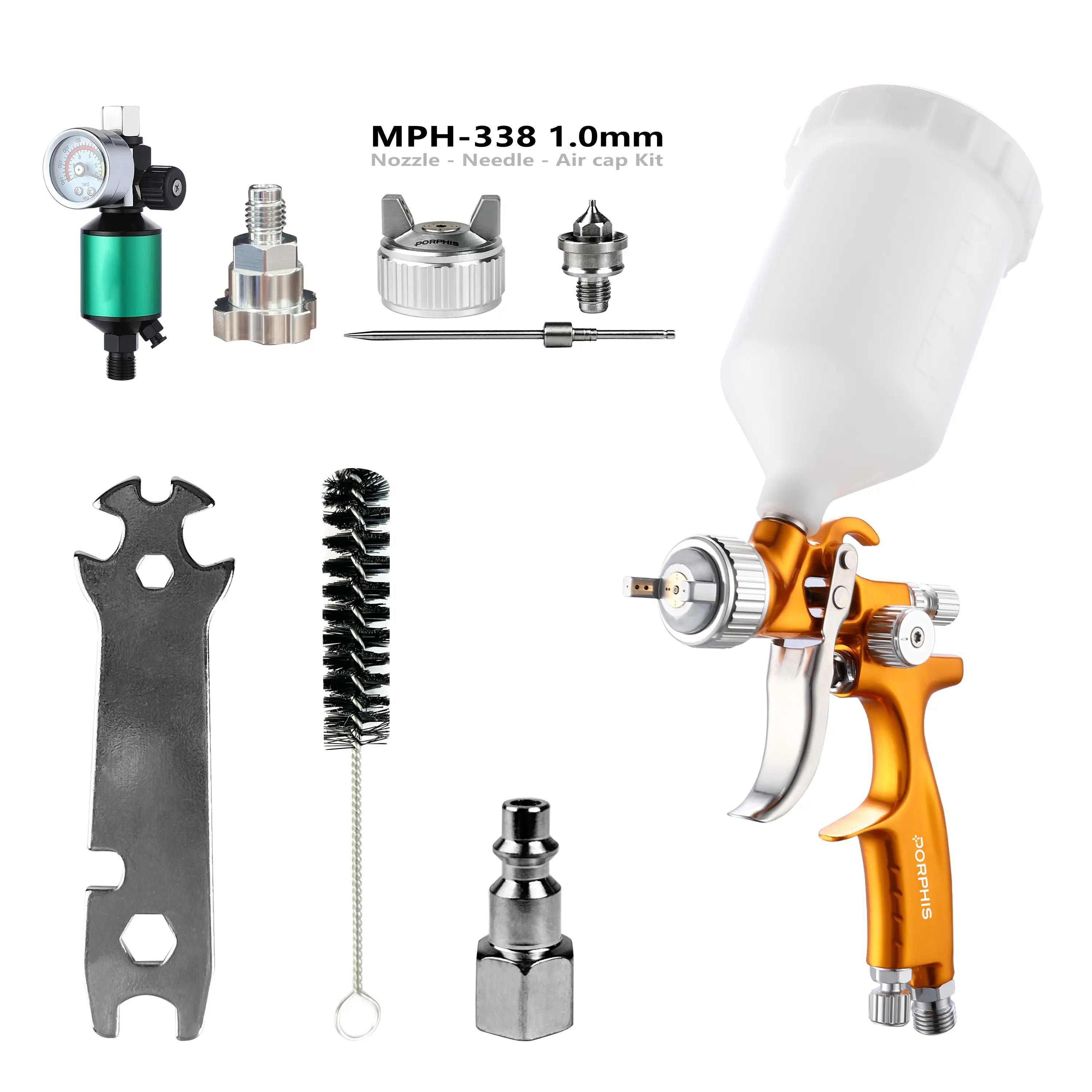 MPH-338 Mini Spray Gun Kit PORPHIS