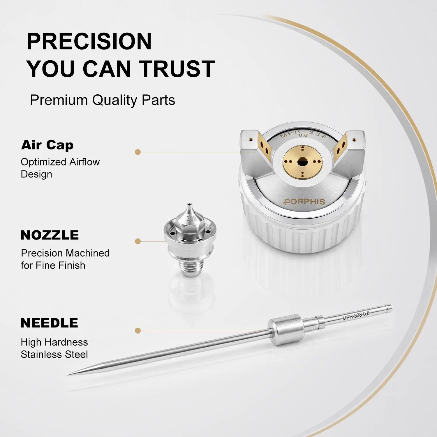MPH-338 Nozzle Needle Cap Kit PORPHIS