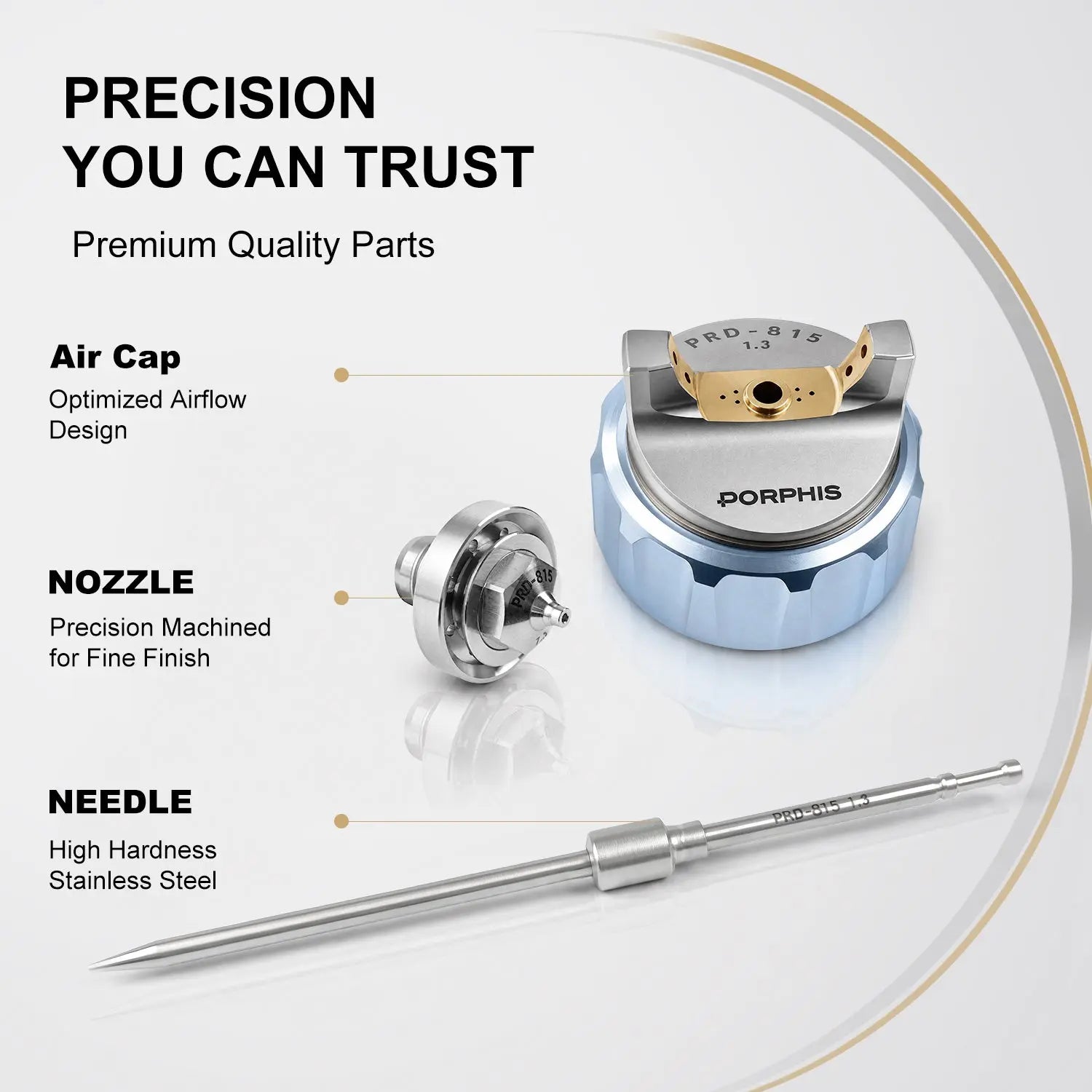 PRD-81 Series Nozzle Needle Cap Kit PORPHIS