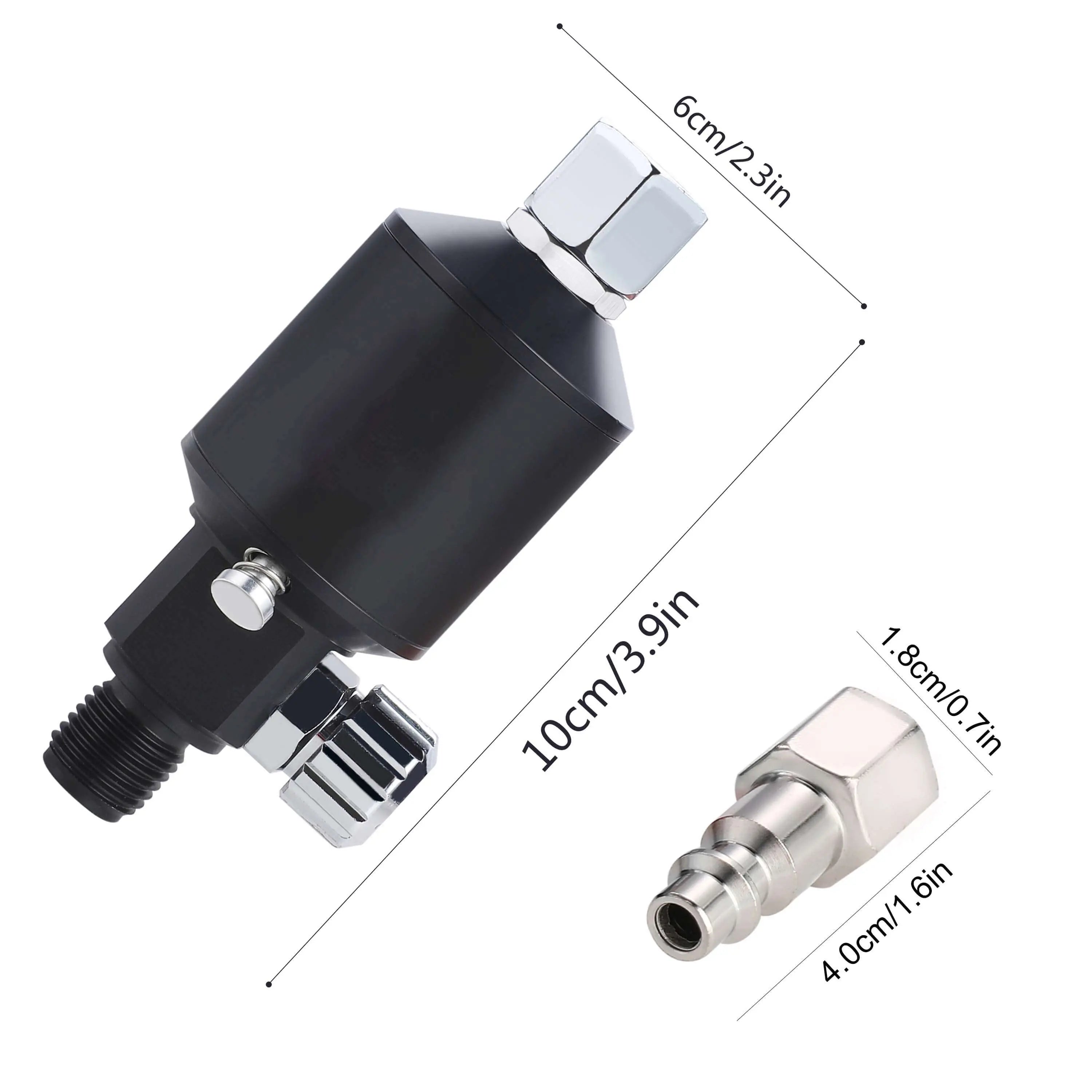 Black Filter&Regulator PORPHIS