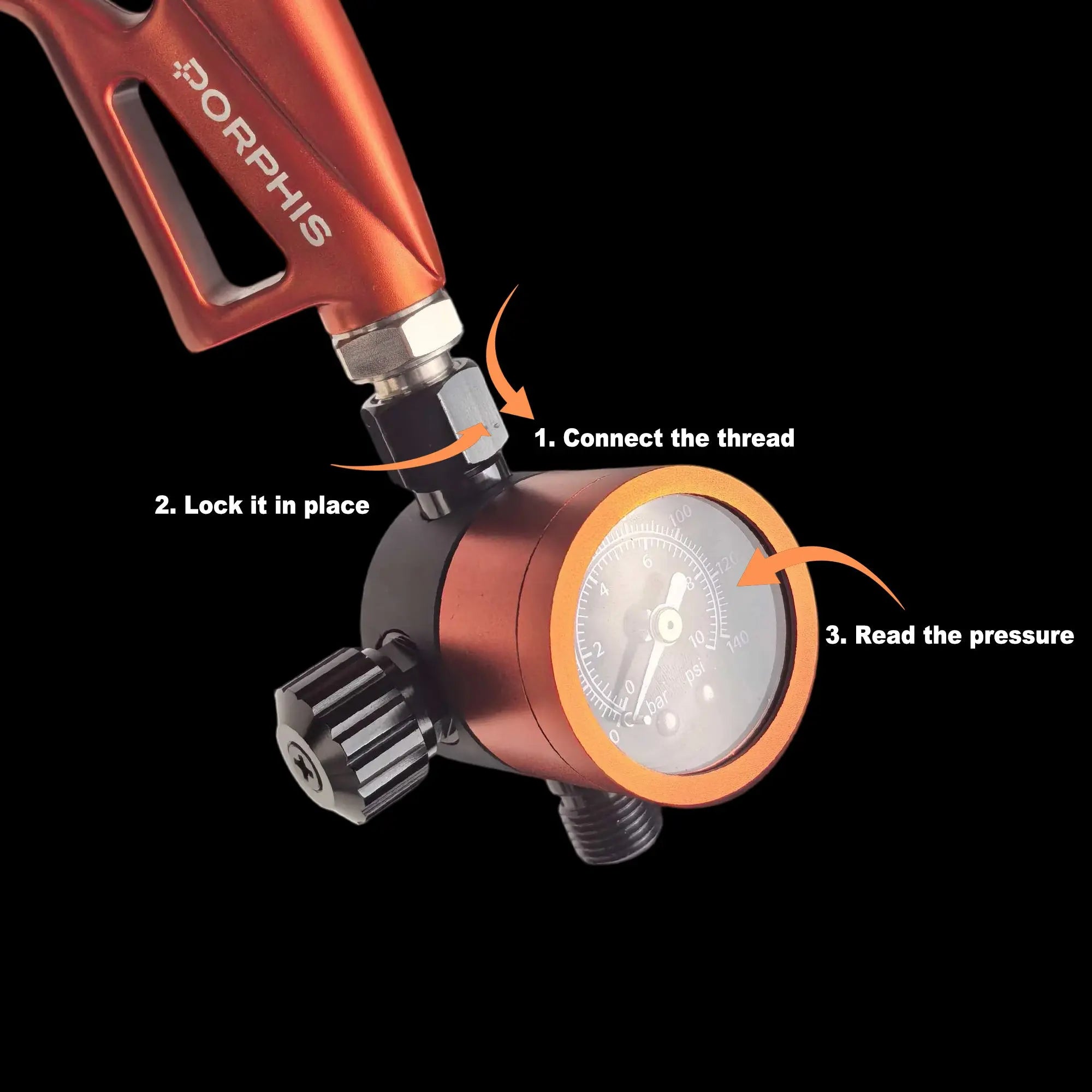 Air Pressure Gauge PORPHIS