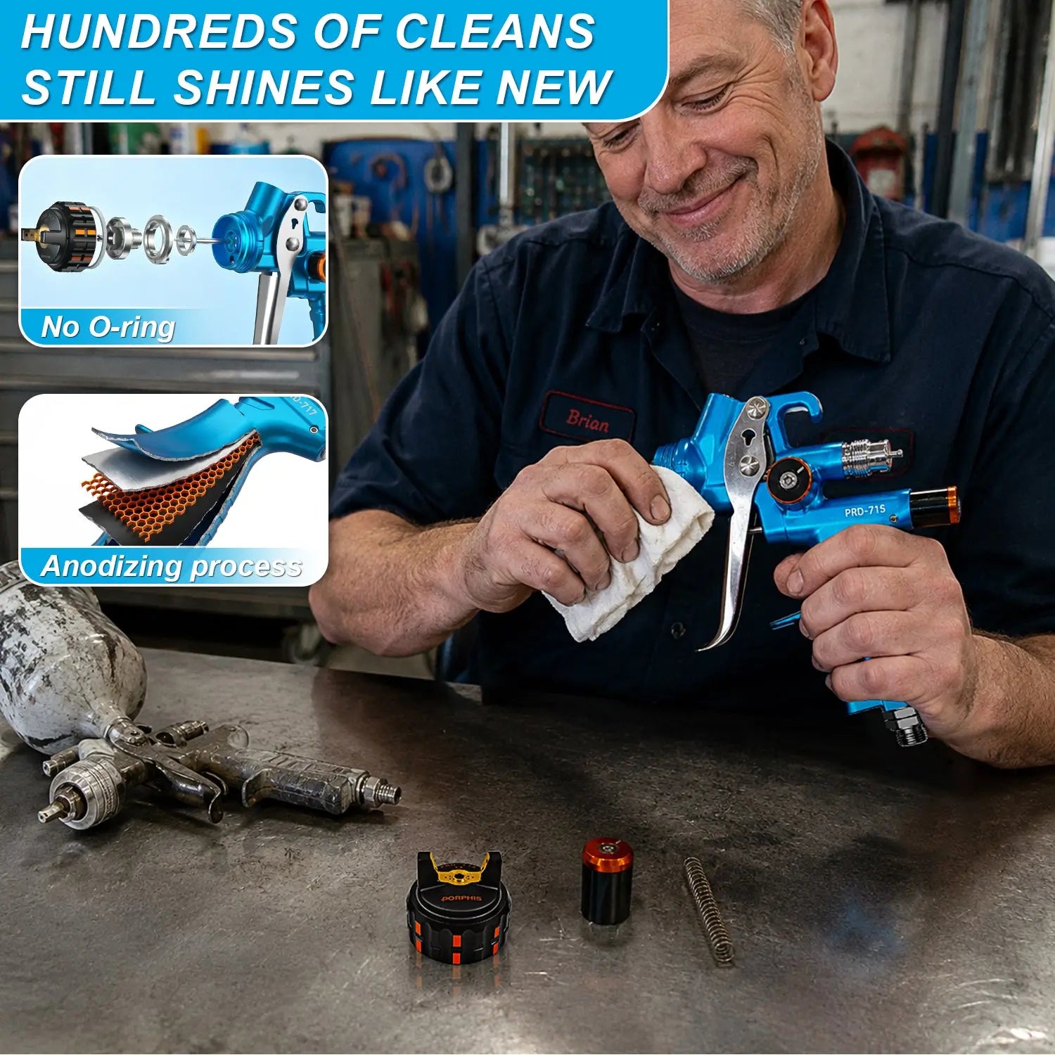 PRD-715 Air Spray Gun PORPHIS