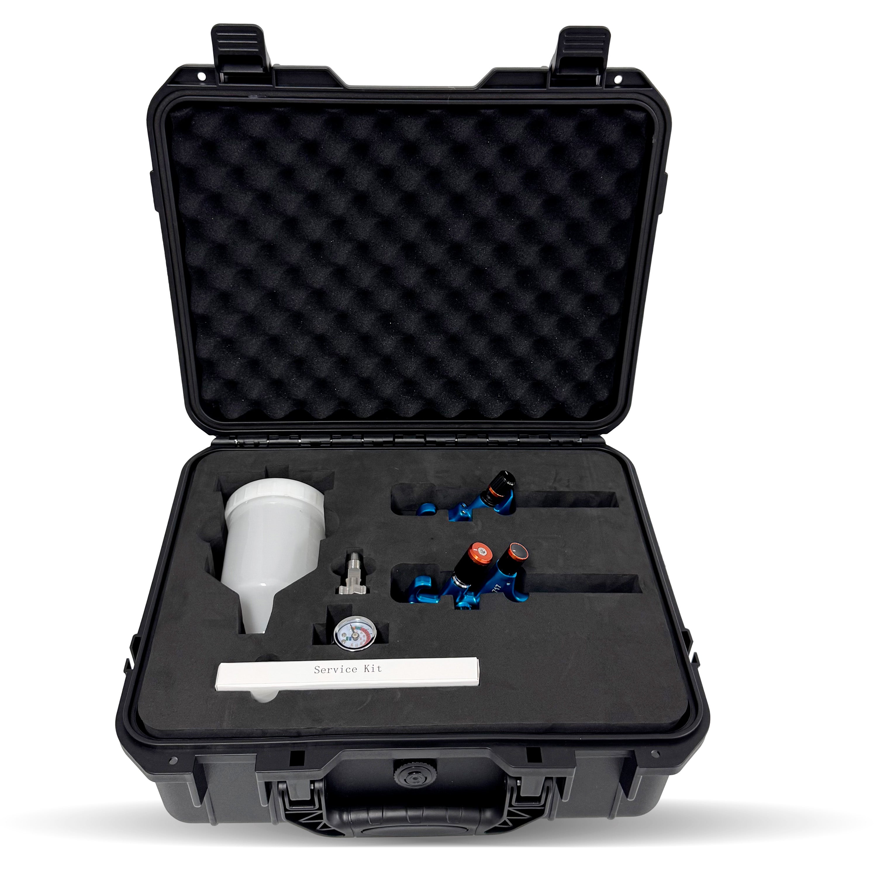 Serie PRD-71 Porphis e kit di scatole di plastica con pistola spray in serie PRD-62