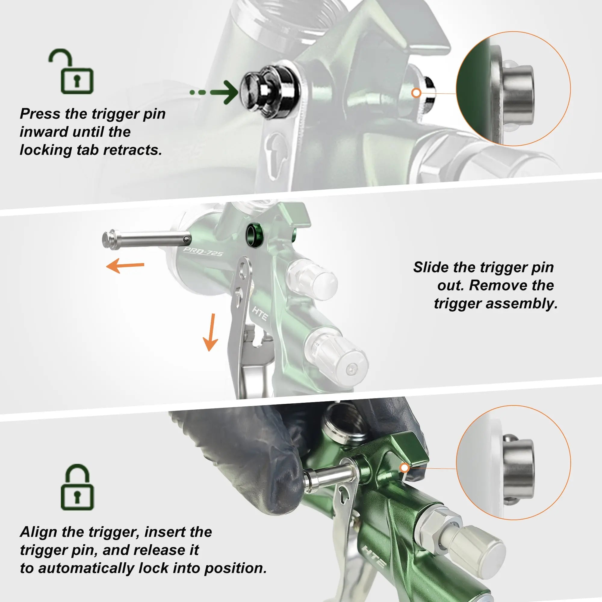 PRD-725 Car Spray Gun PORPHIS