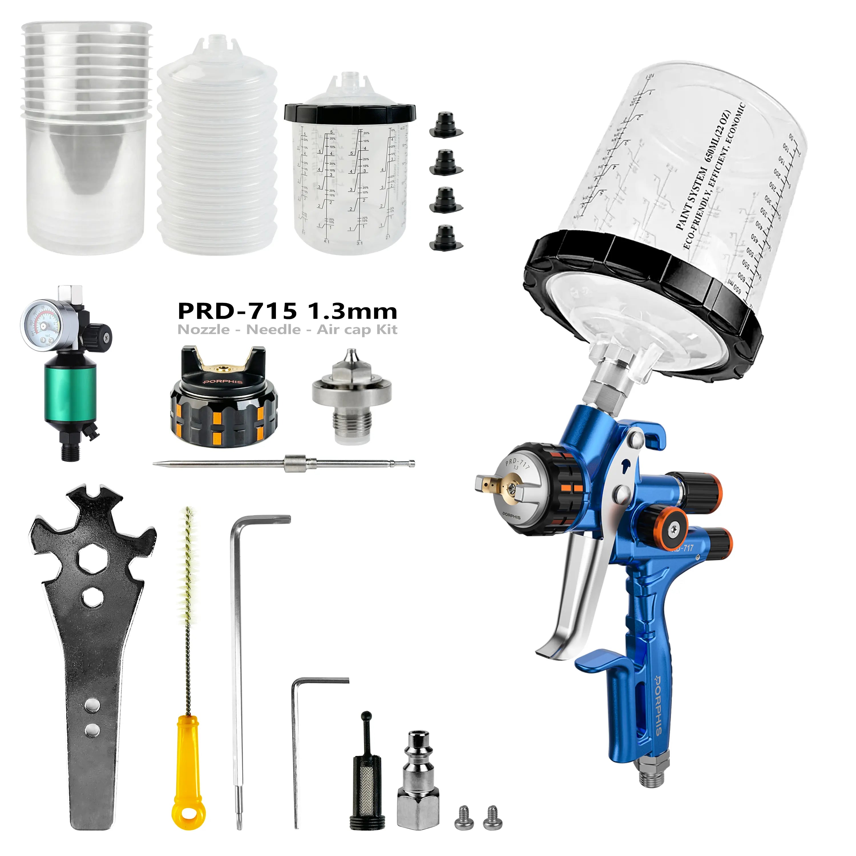 PRD-717 car paint sprayer kit PORPHIS