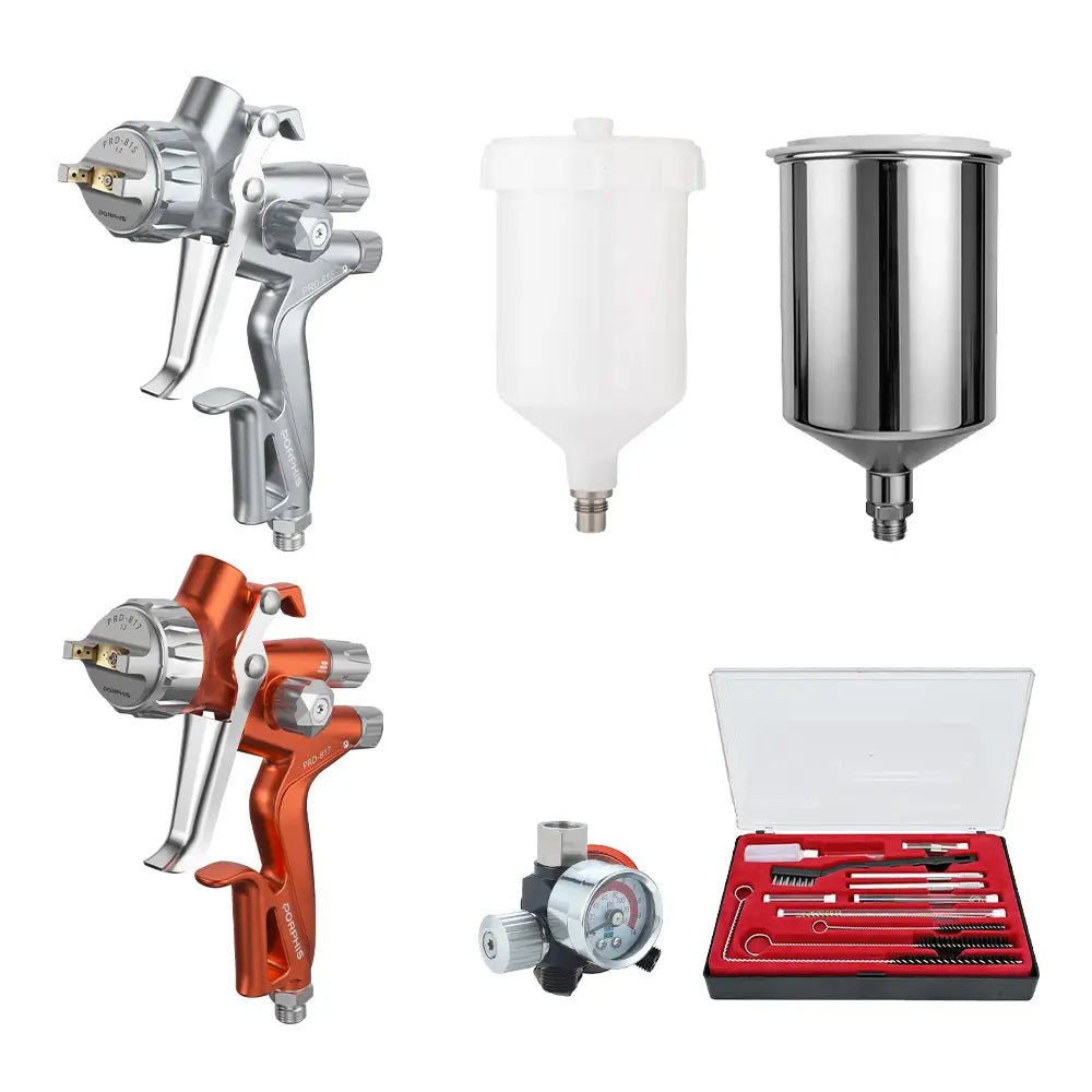 Perfect Finish Pro Spray Gun Combo PORPHIS