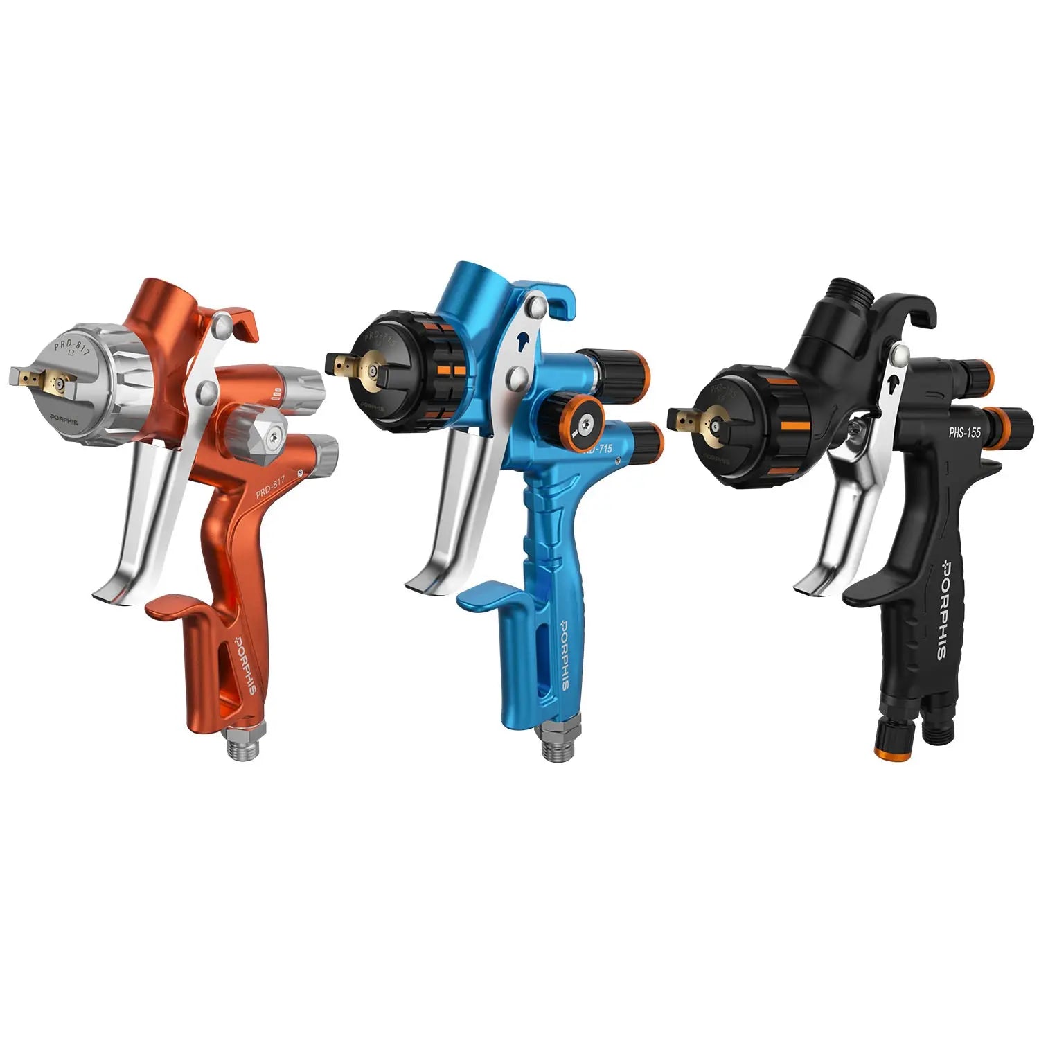 PORPHIS Complete 3-Gun Automotive Painting Combo PORPHIS