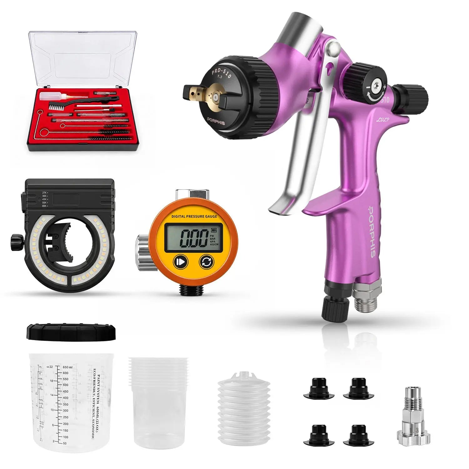 PORPHIS Complete Spray Gun Starter Kit PORPHIS