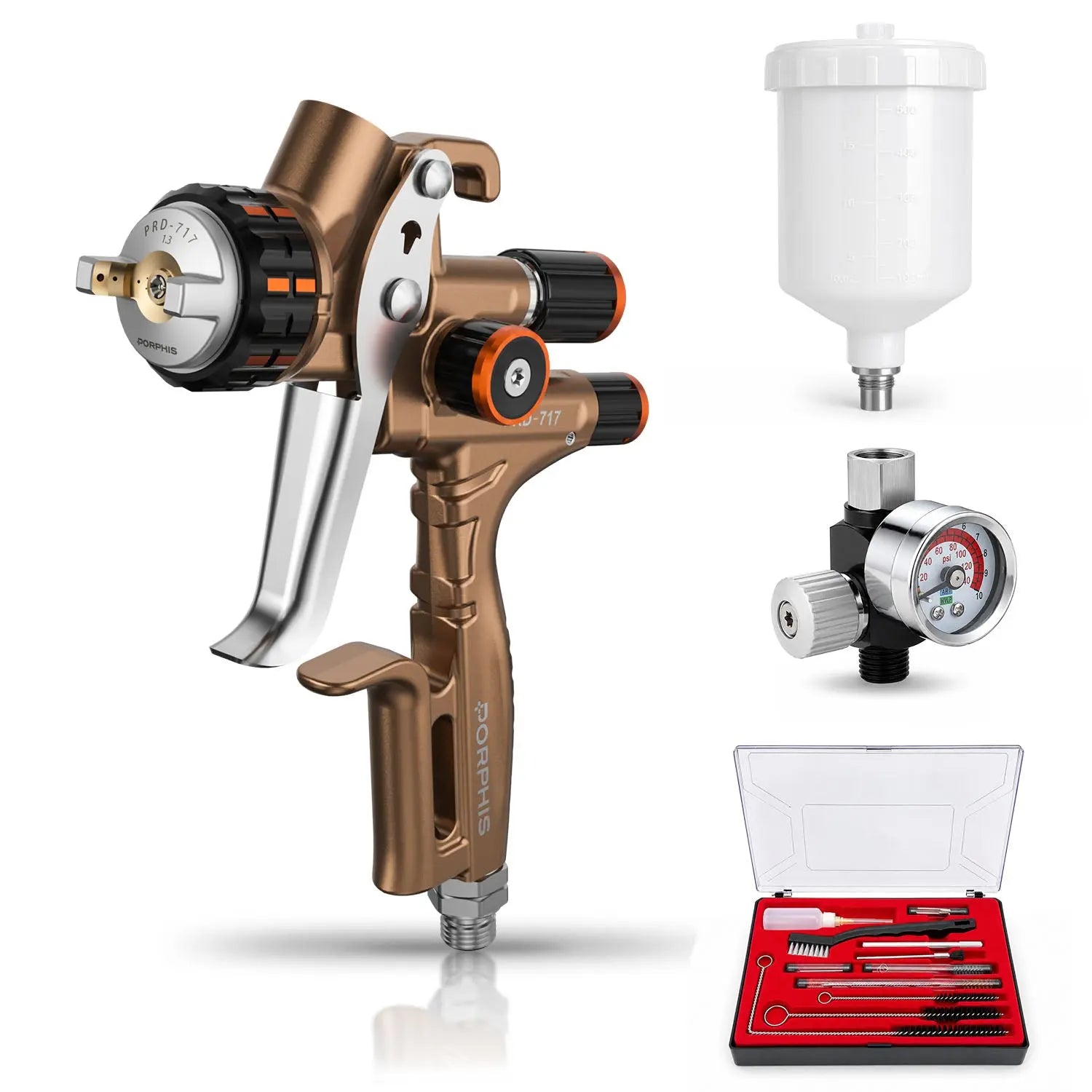 PORPHIS Complete Spray Gun Starter Kit PORPHIS