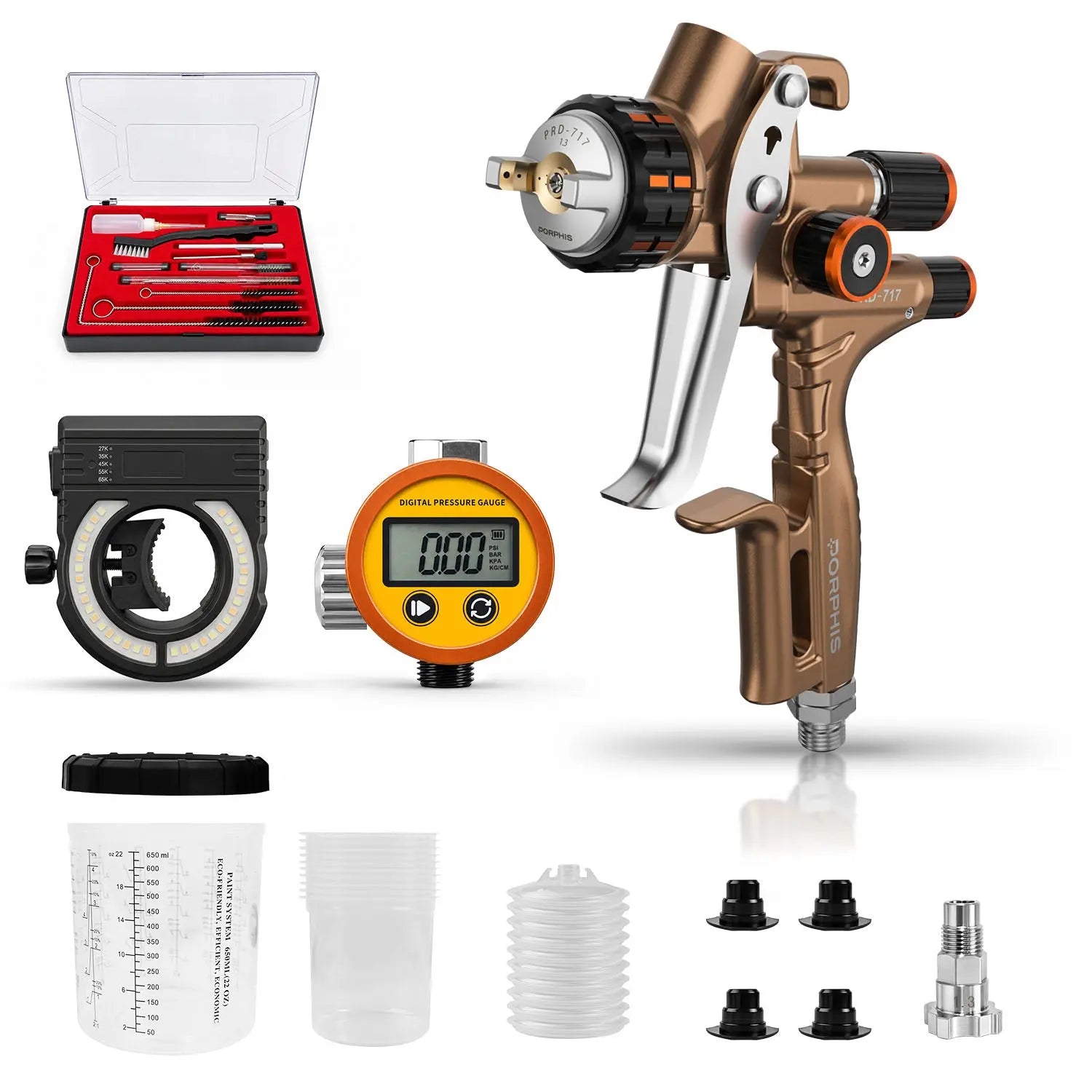 PORPHIS Complete Spray Gun Starter Kit PORPHIS