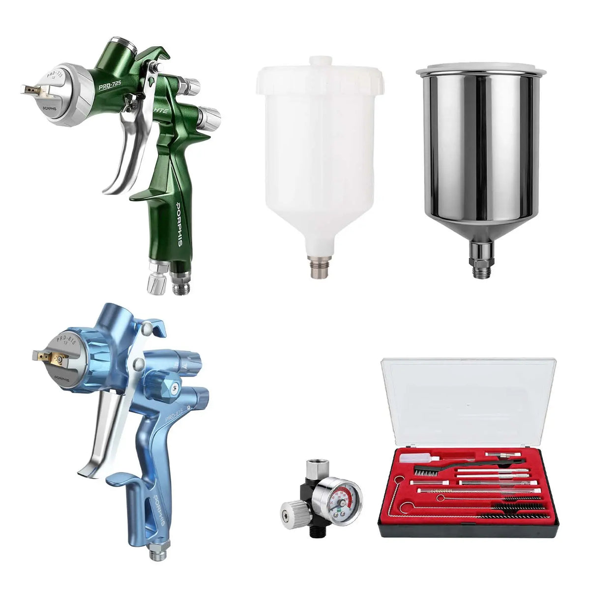 Perfect Finish Pro Spray Gun Combo PORPHIS