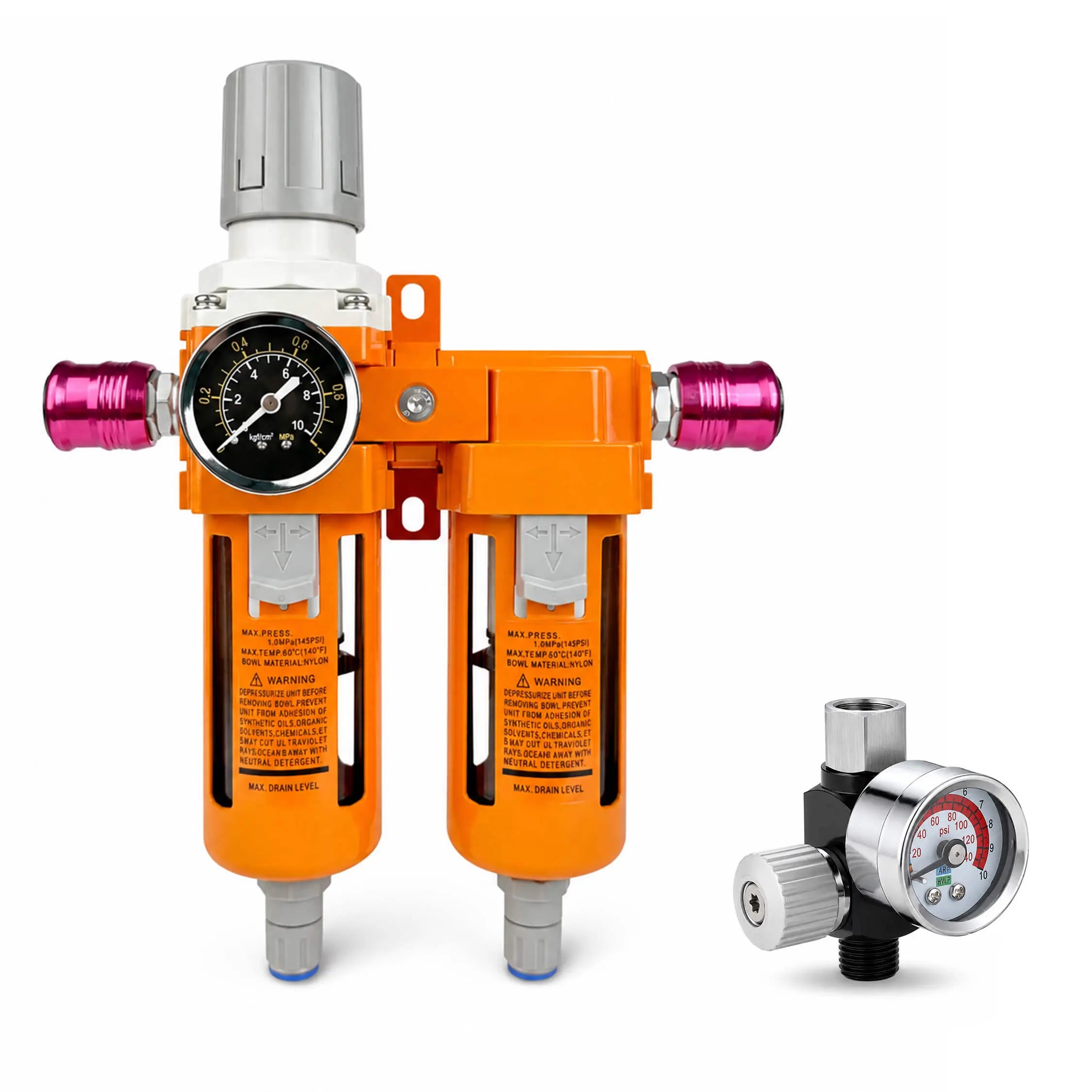 PORPHIS Air Filter & Moisture Control Add-on for Air Spray Gun PORPHIS
