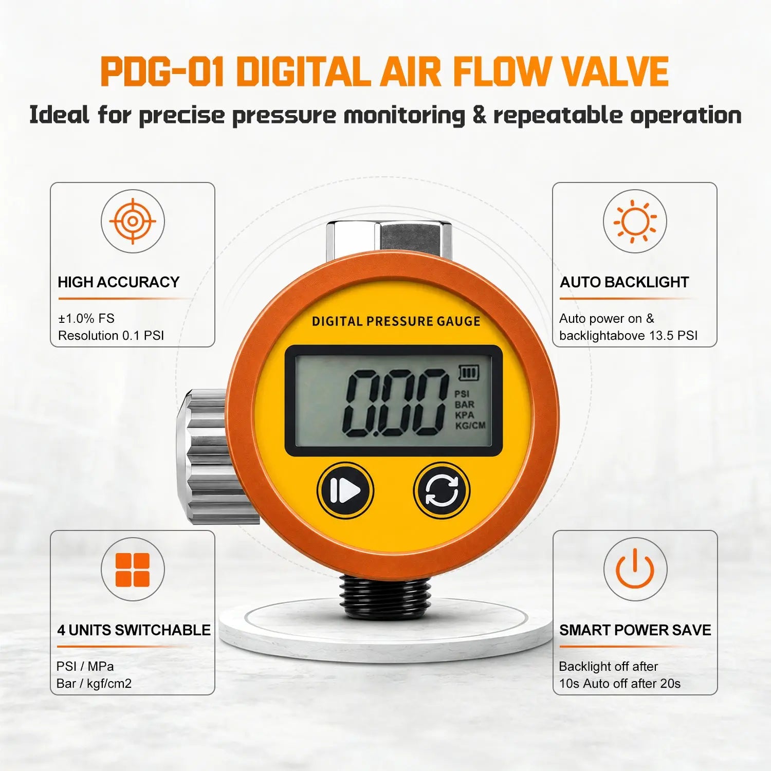 PORPHIS PDG-01 Digital Air Flow Valve PORPHIS