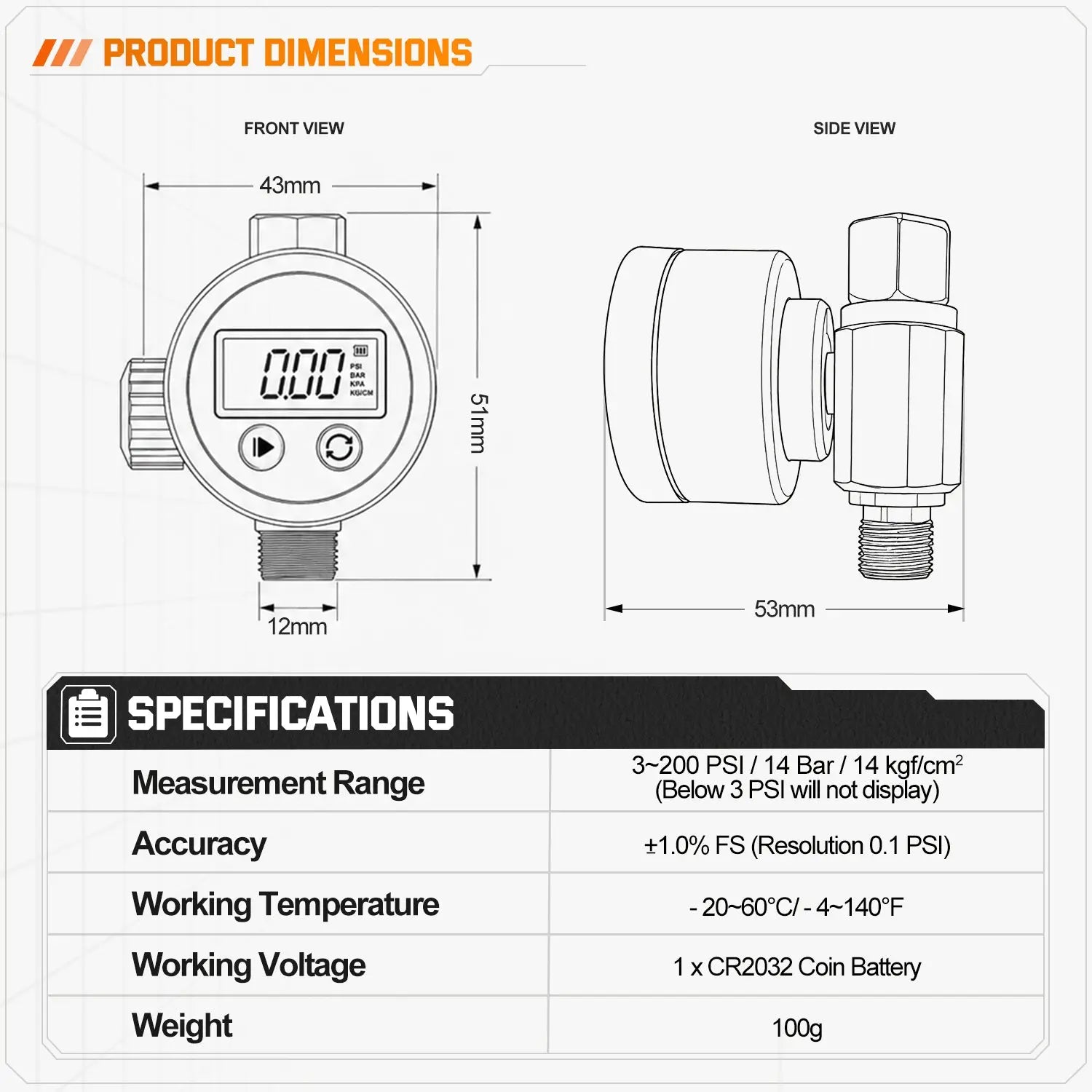 PORPHIS PDG-01 Digital Air Flow Valve PORPHIS
