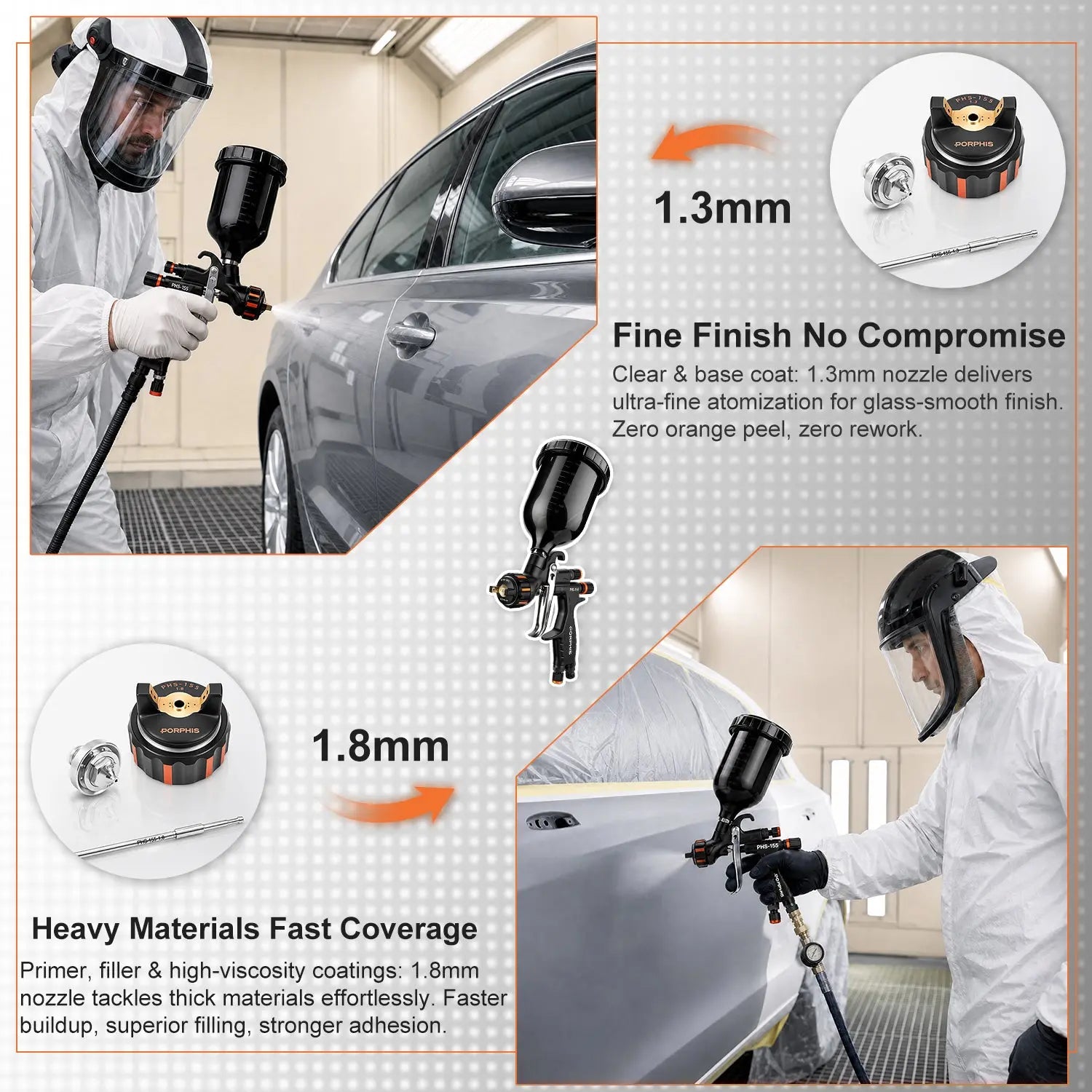 PHS-155 Car Paint Sprayer PORPHIS