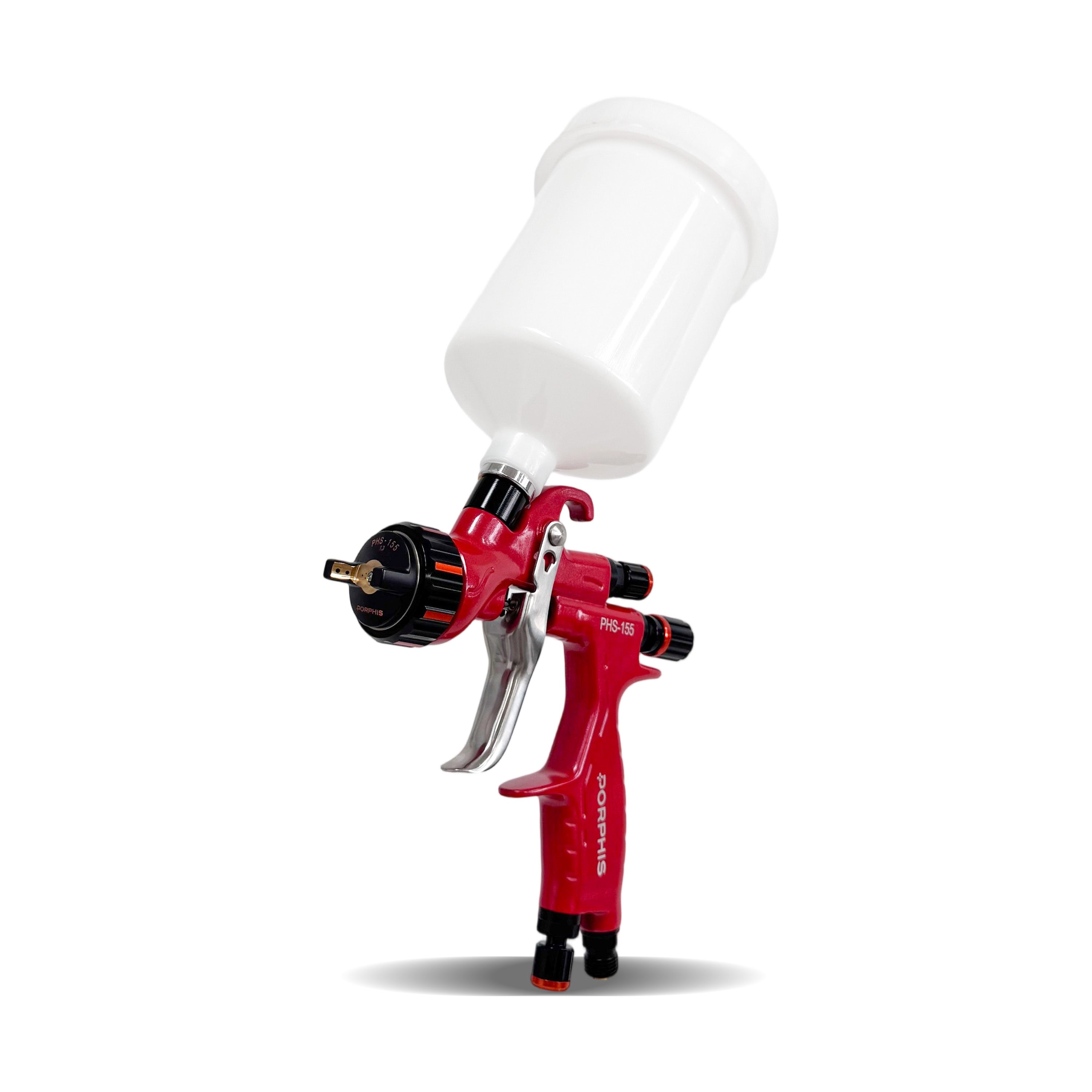 PORPHIS PHS-155 Red MP Spray Gun with 600ml white plastic cup
best primer coat gun