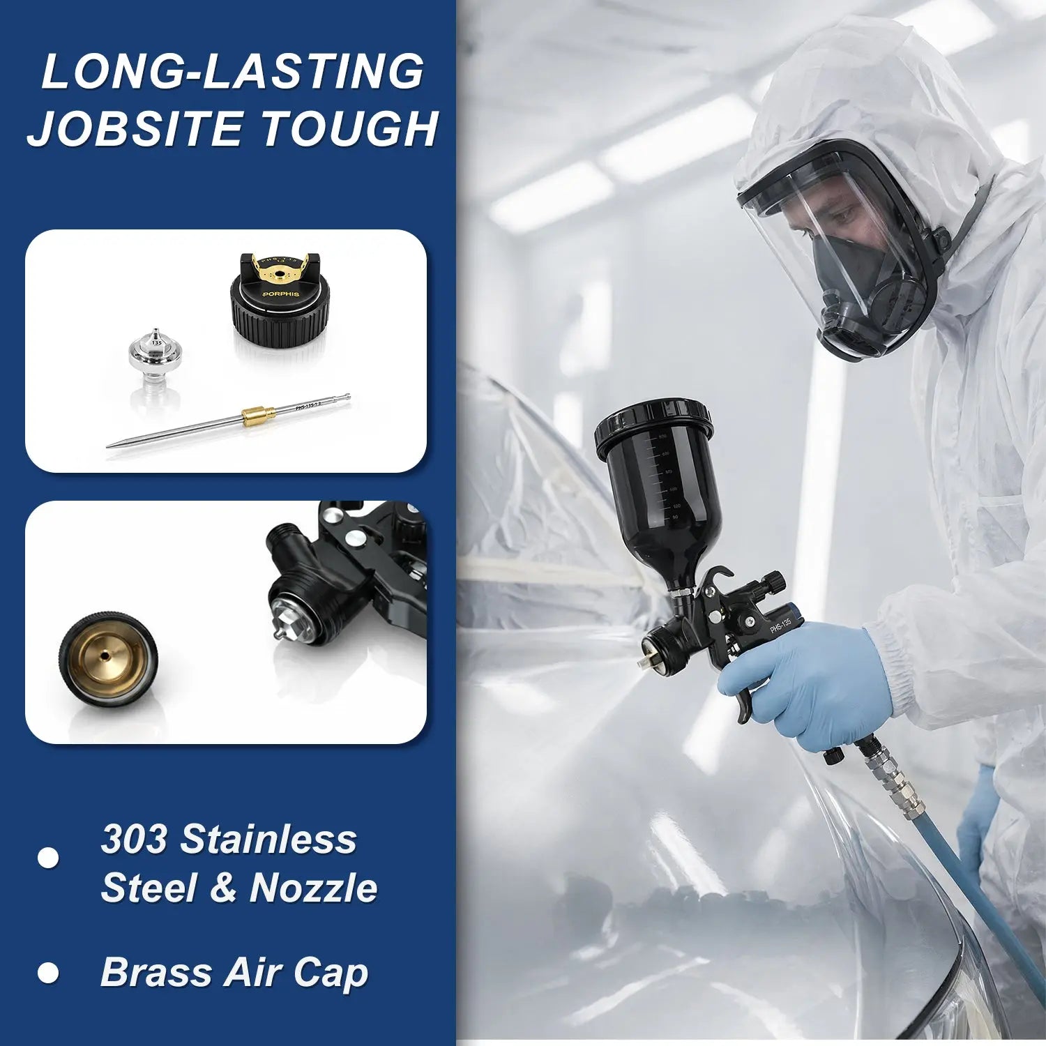 PHS-135 Air Paint Spray Gun PORPHIS