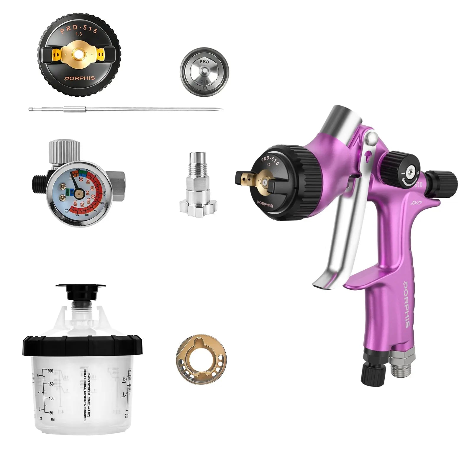 PORPHIS PRD-510 | Professional LVLP Spray Gun PORPHIS