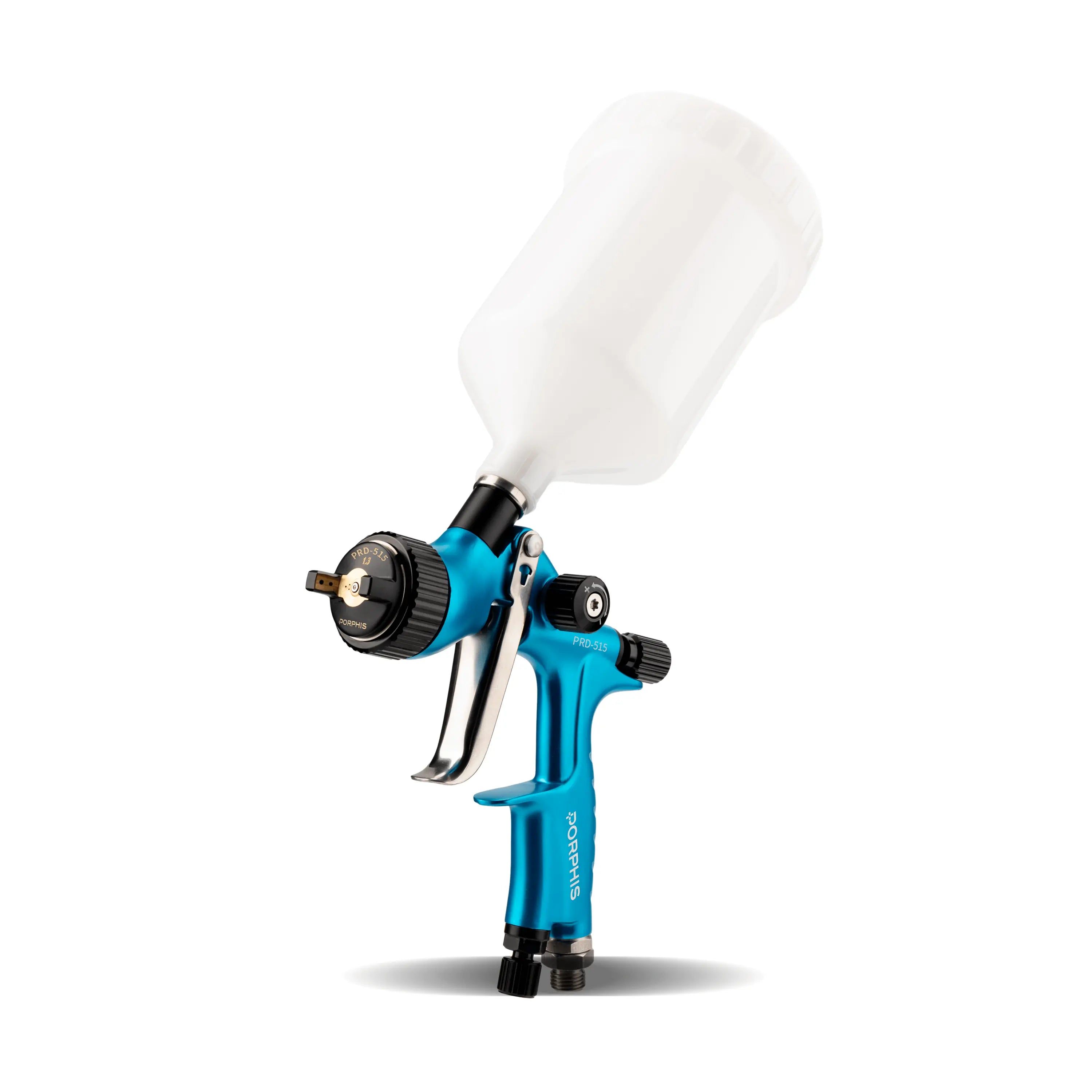 PORPHIS PRD-515 Blue MP Spray Gun with 600ml white plastic cup
best clear coat spray gun