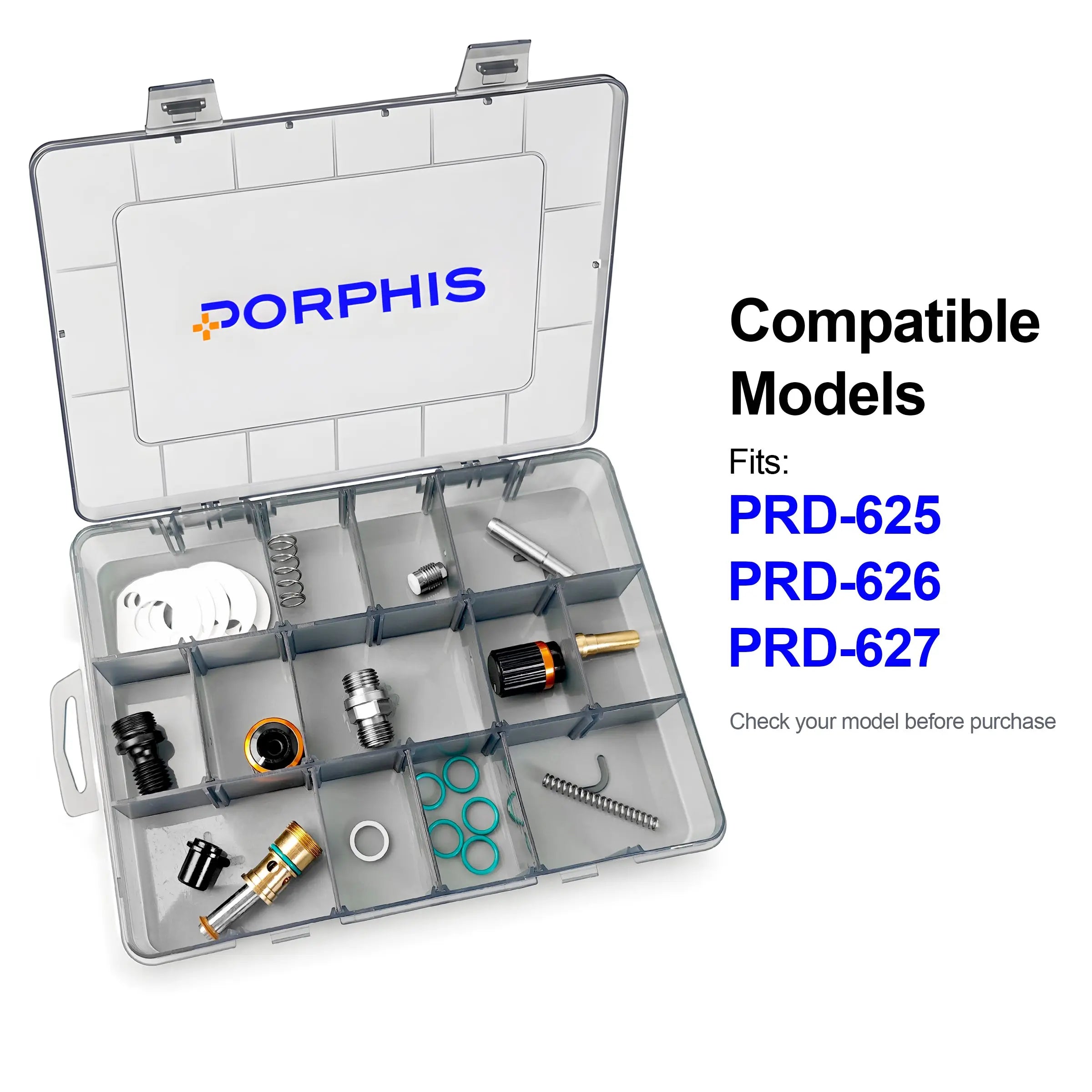 PRD-62 Series Spray Gun Spare Parts Repair Kit PORPHIS