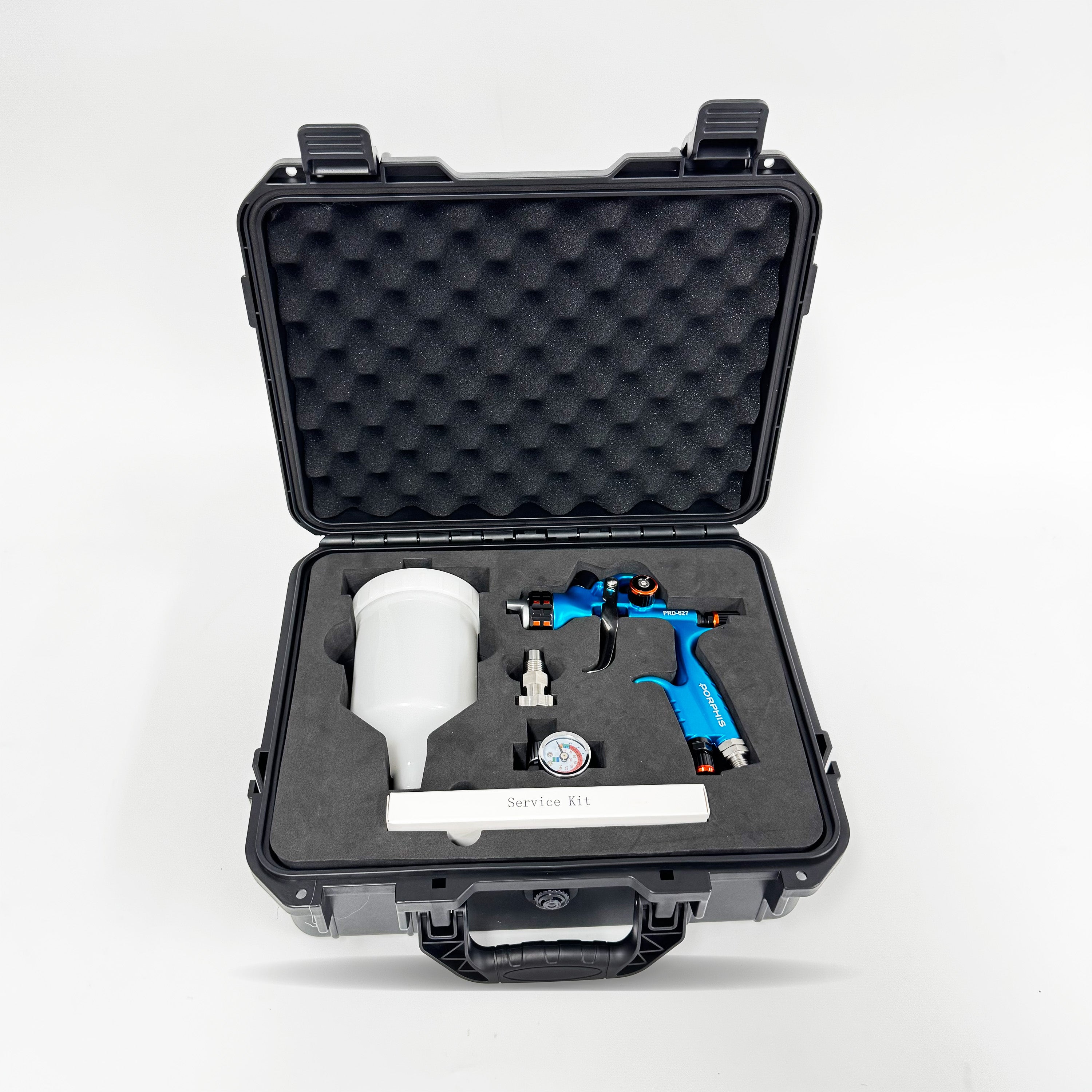 PORPHIS PRD-625 Blue MP Spray Gun with premium plastic box kit
best air spray paint gun
