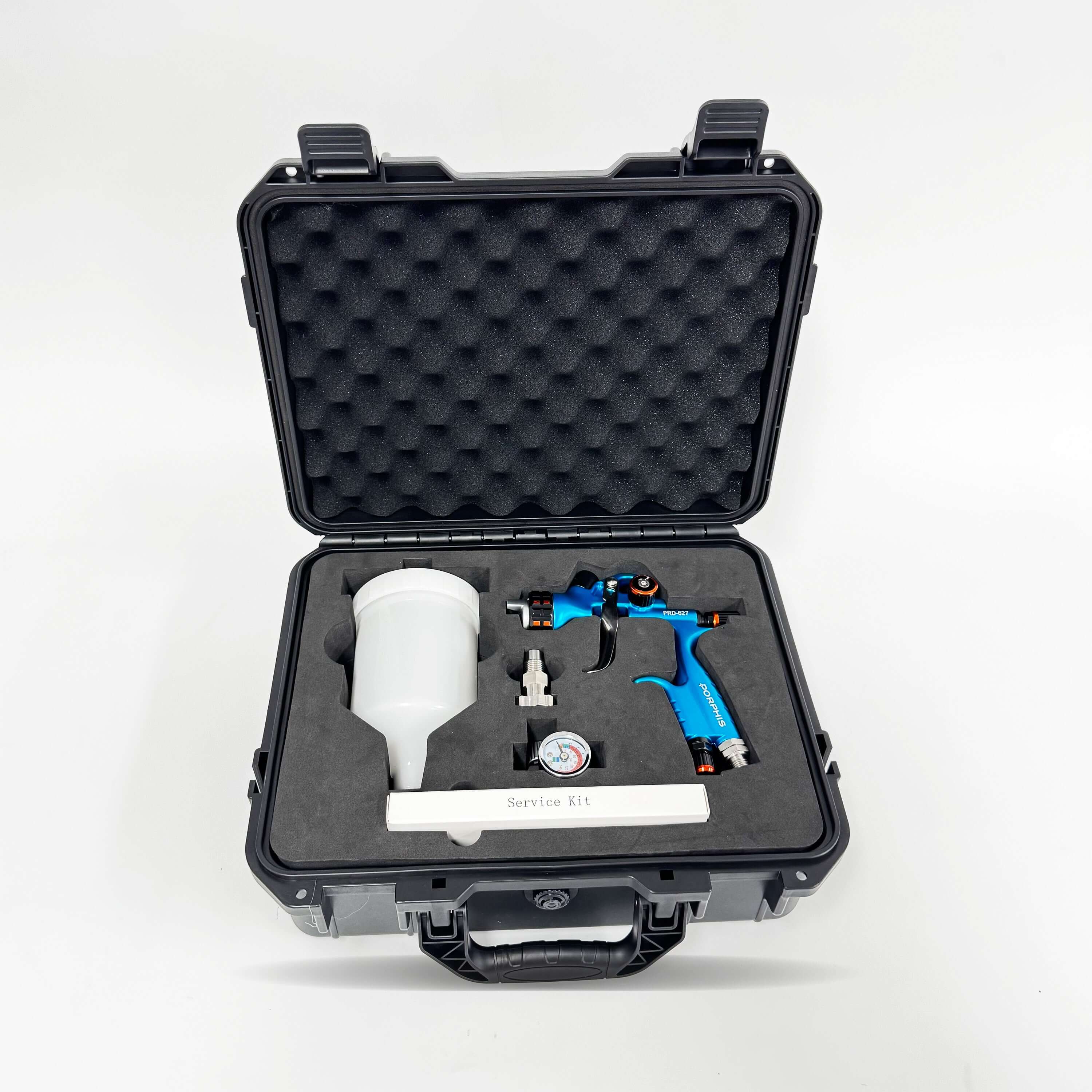 PORPHIS PRD-625 Blue MP Spray Gun with premium plastic box kit
best air spray paint gun