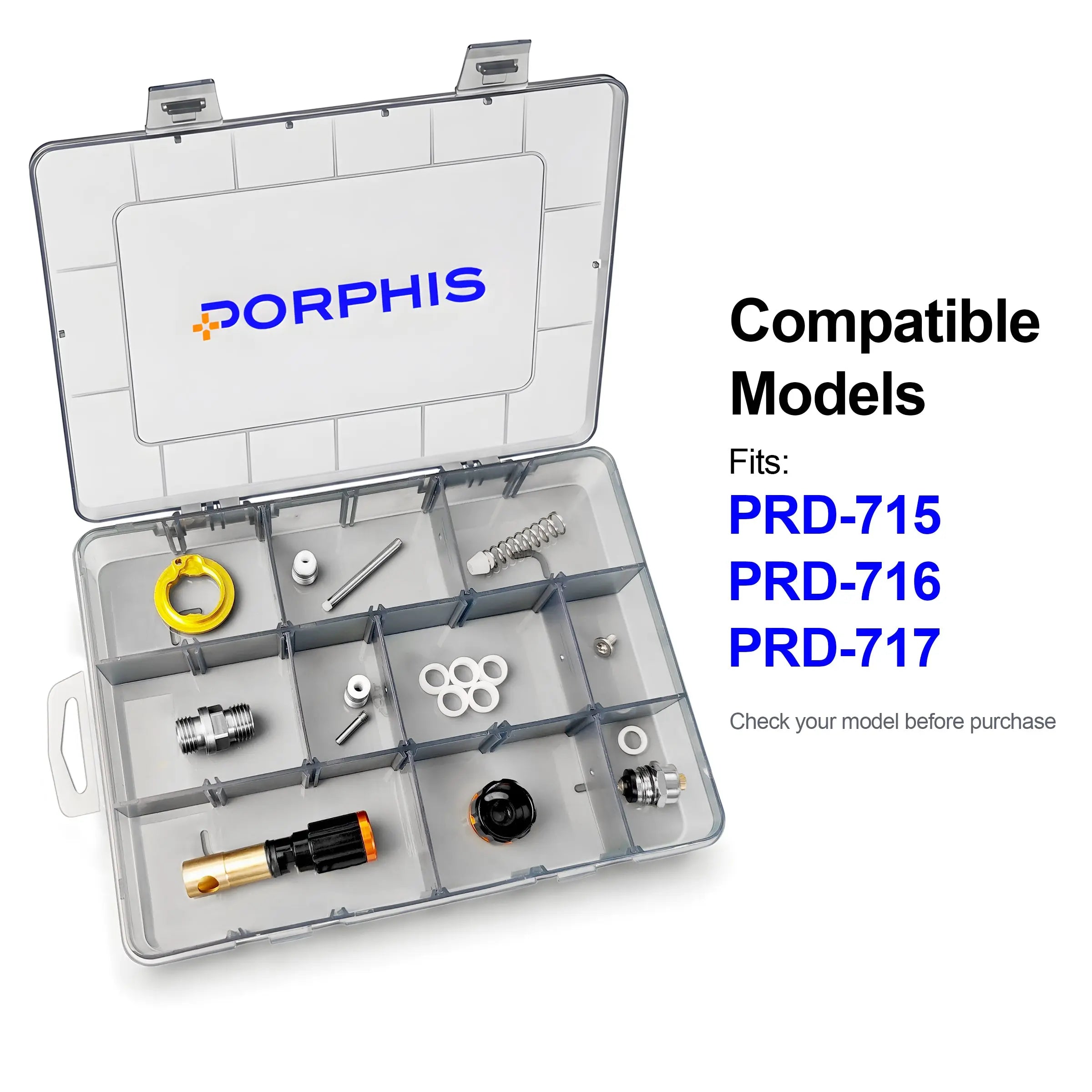 PRD-71 Series Spray Gun Spare Parts Repair Kit PORPHIS
