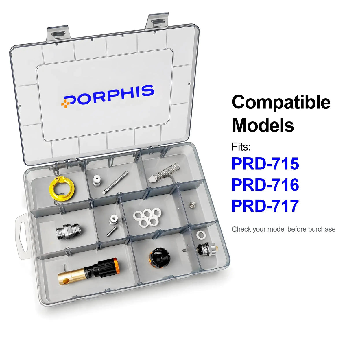 PRD-71 Series Spray Gun Spare Parts Repair Kit PORPHIS