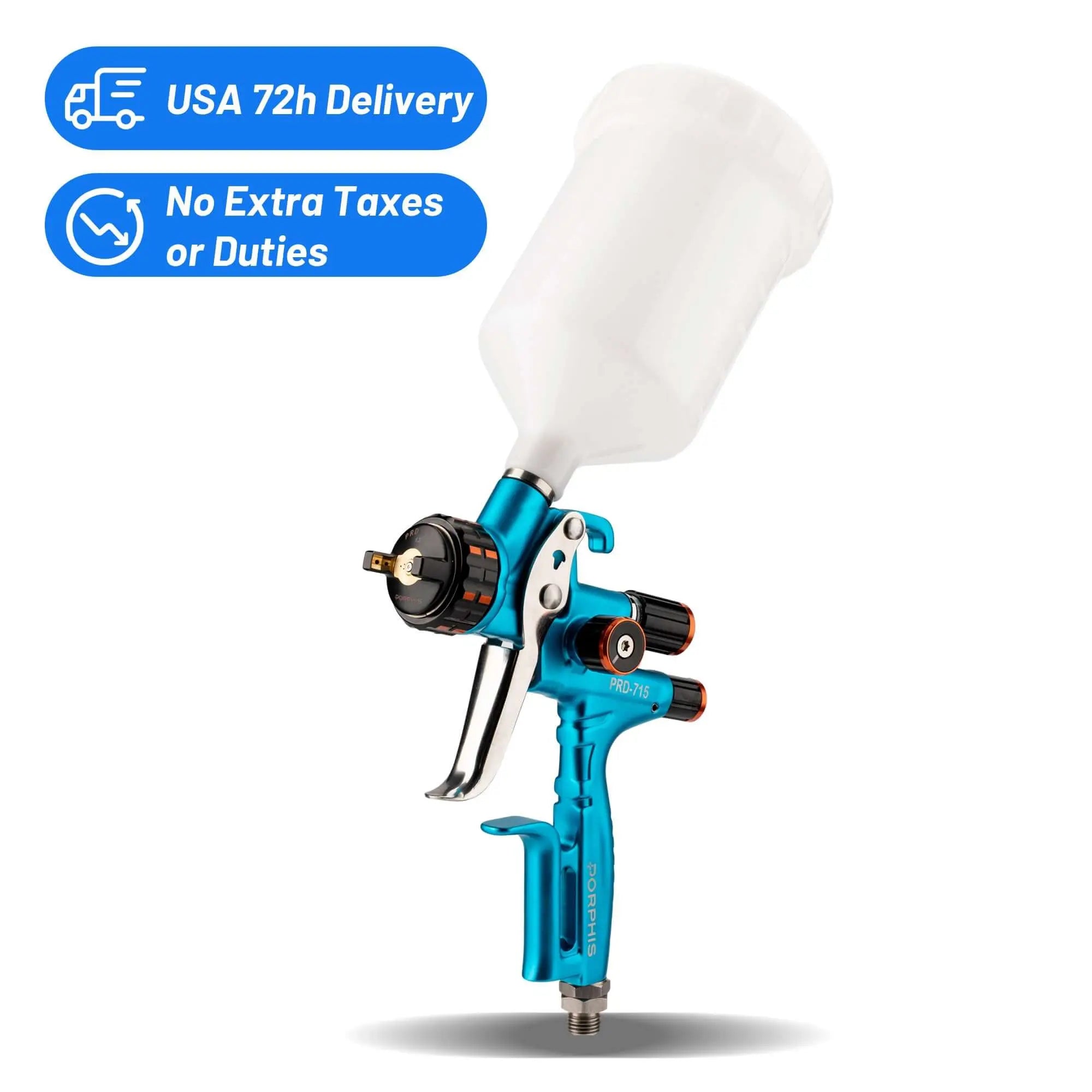 PRD-715 MP SPRAY GUN (USA 72-Hour Delivery) PORPHIS