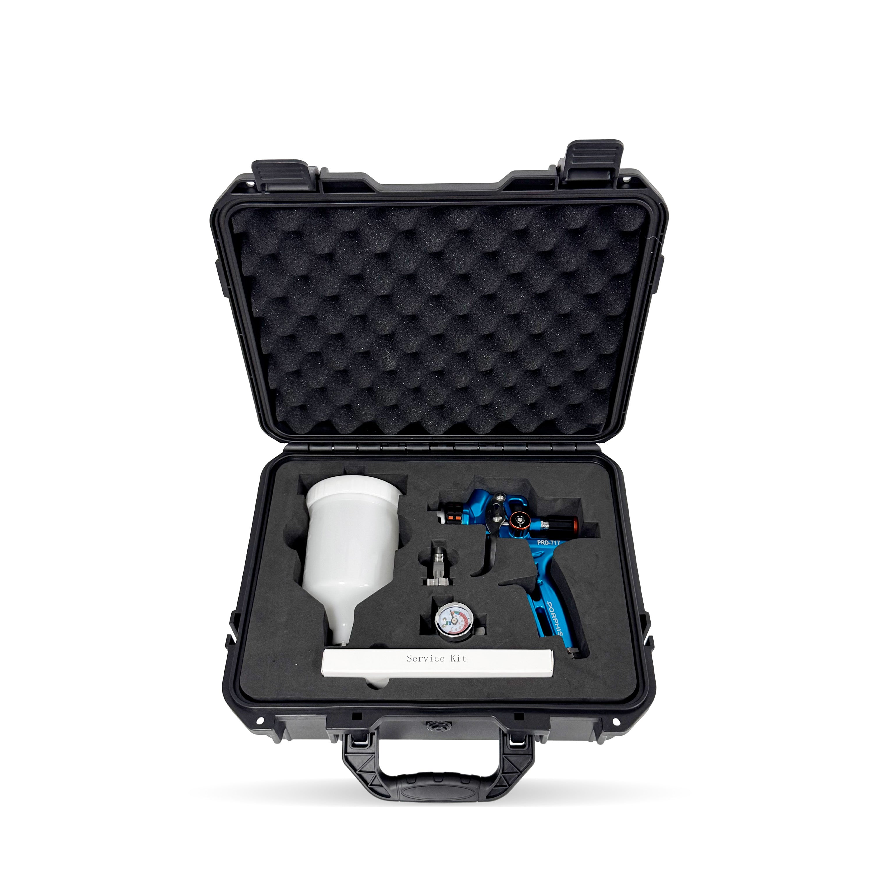 PORPHIS PRD-715 Blue MP Spray Gun with premium plastic box kit
best air spray paint gun