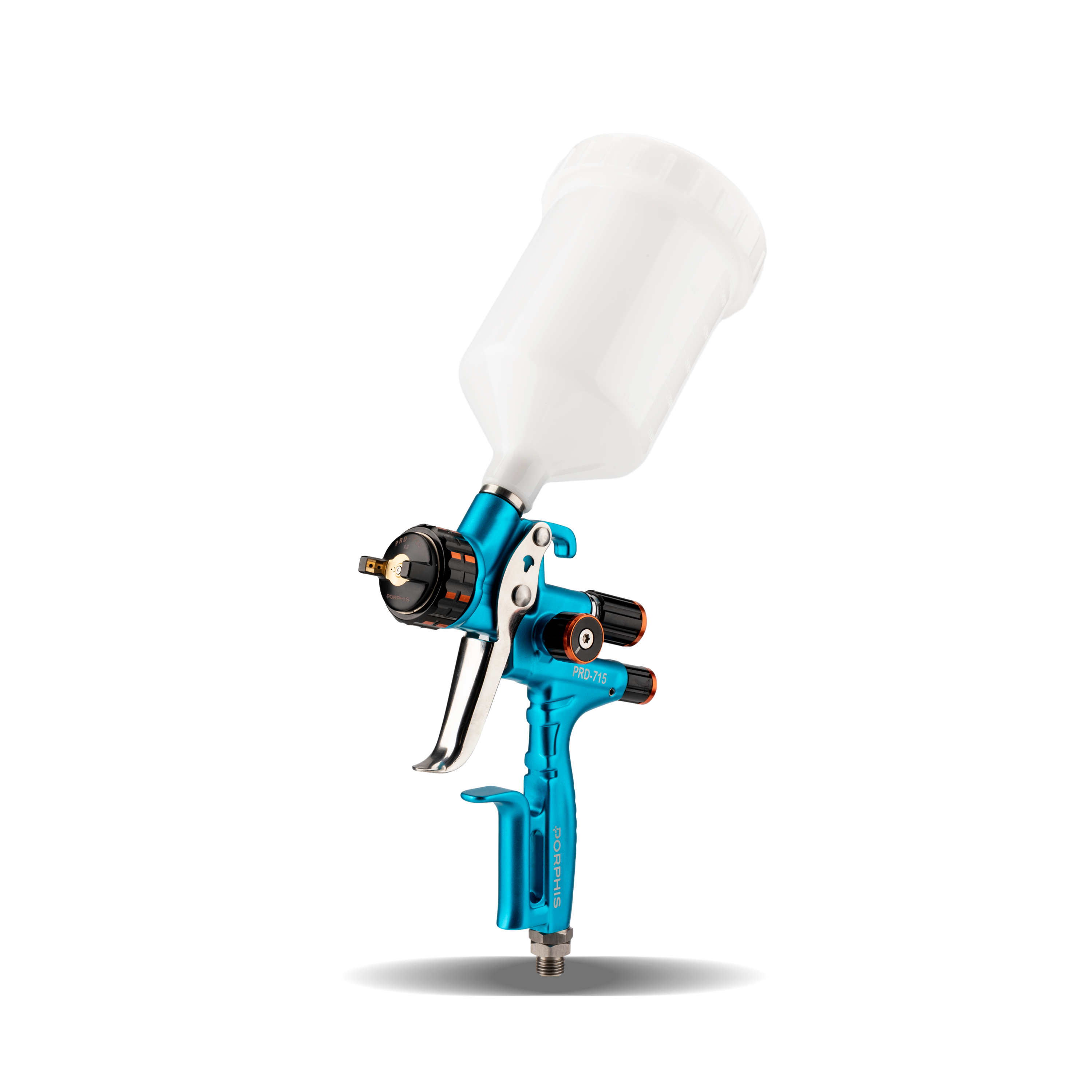 PORPHIS PRD-715 Blue MP Spray Gun with 600ml white plastic cup
best clear coat spray gun