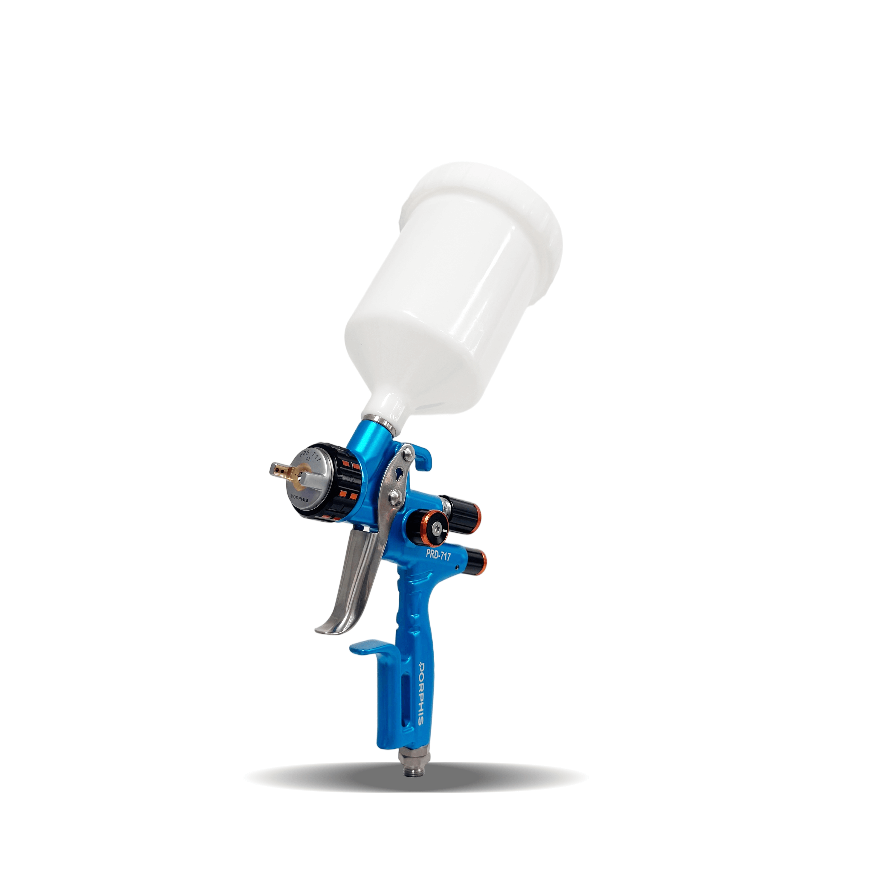 PORPHIS PRD-717 Blue VS Spray Gun with 600ml white plastic cup
best clear coat spray gun