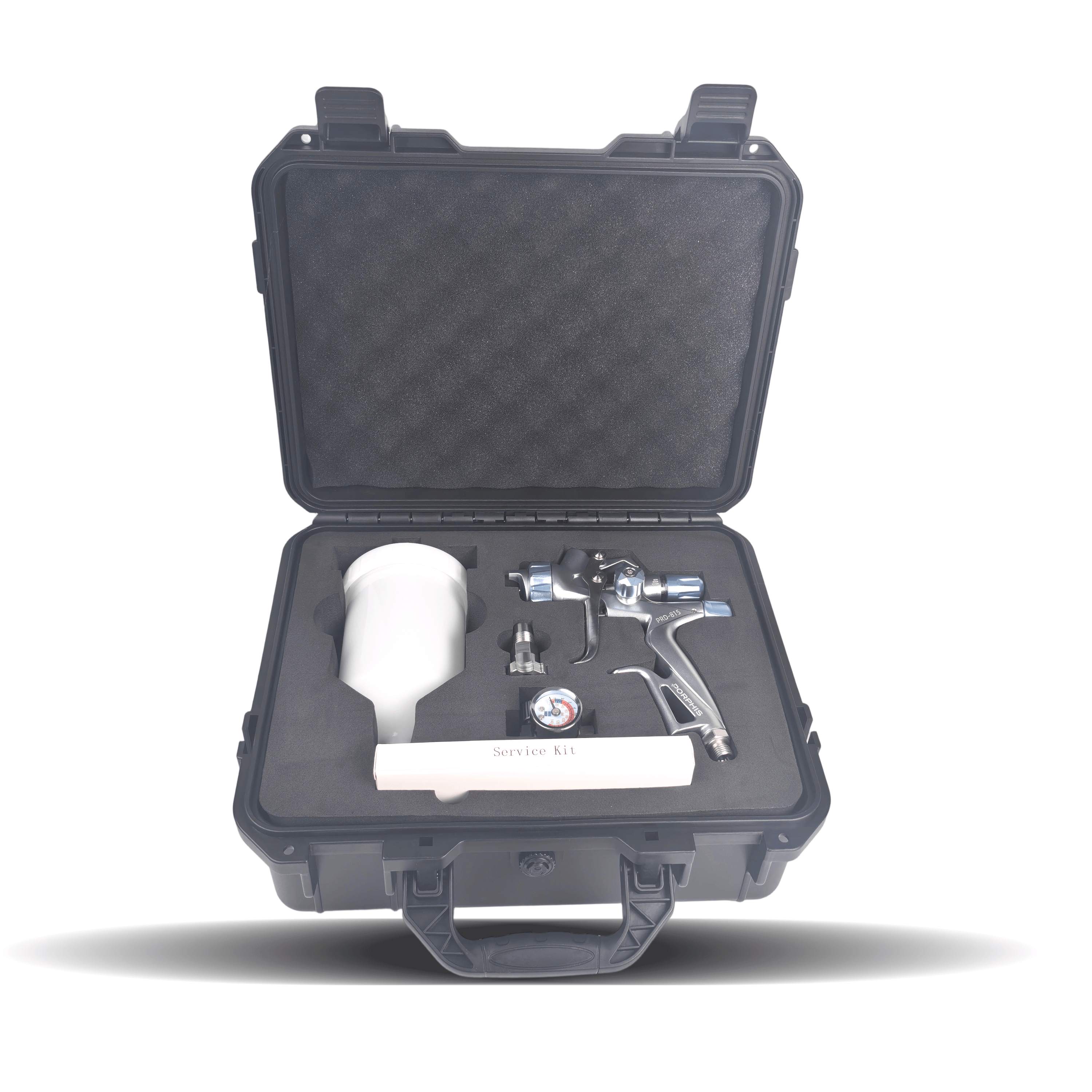 PORPHIS PRD-815 Gray 1.2mm Spray Gun with premium plastic box kit
best air spray paint gun