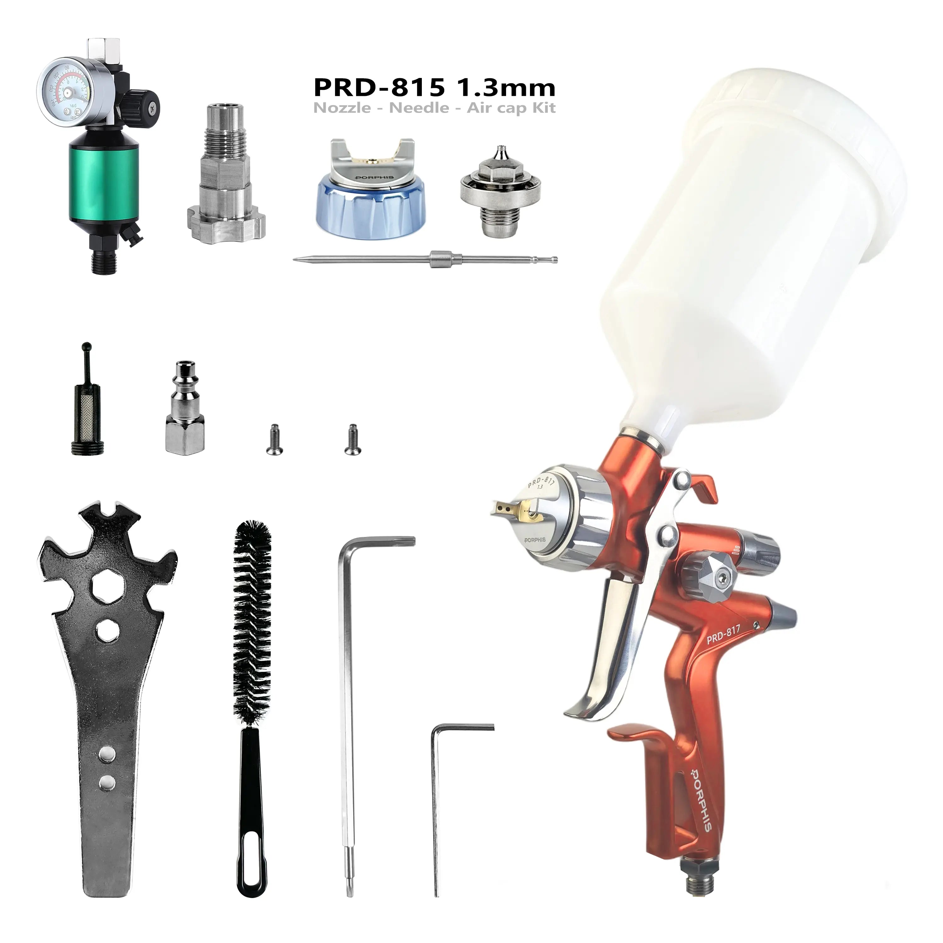 PRD-817 Car Paint Gun kit PORPHIS