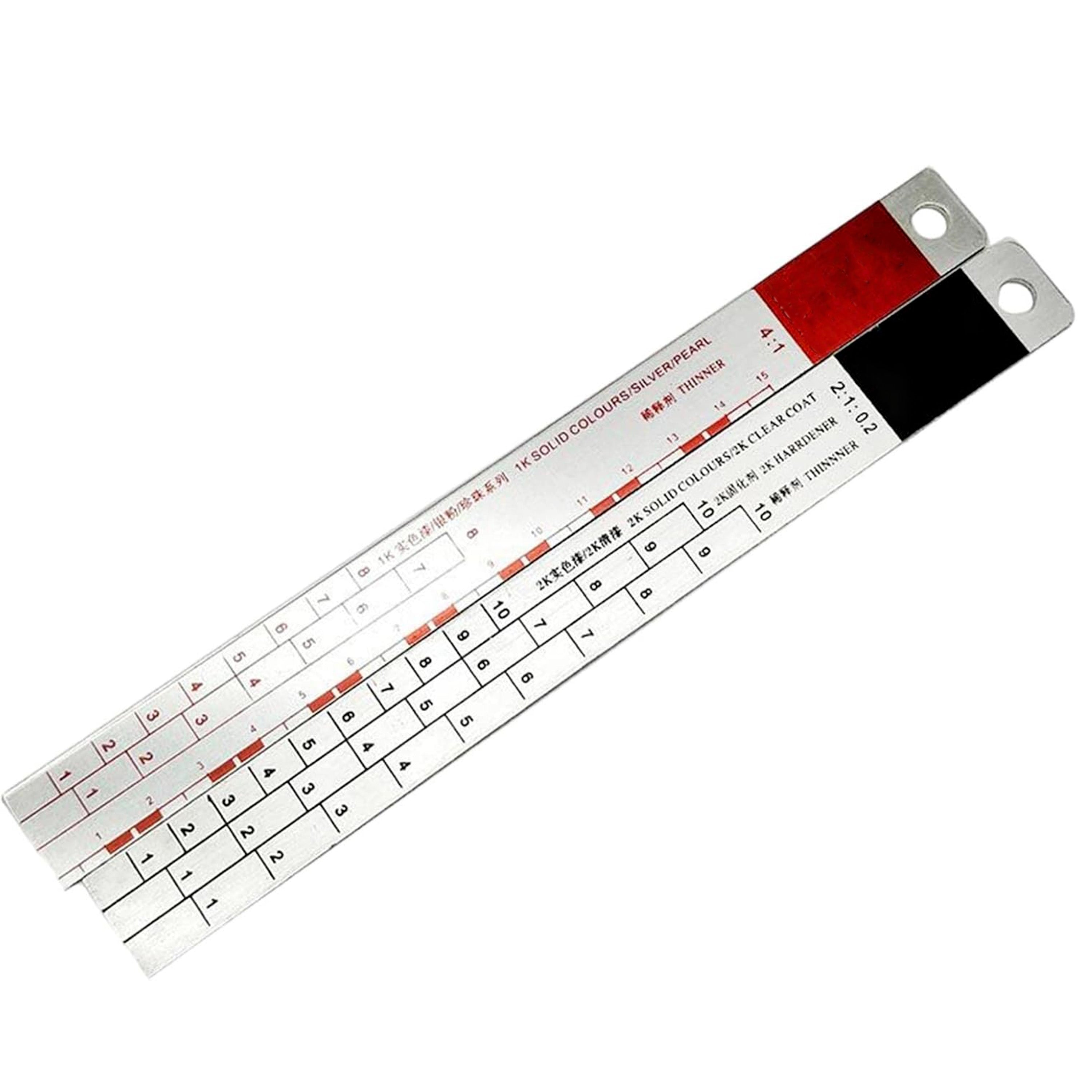 Paint adjustment ruler