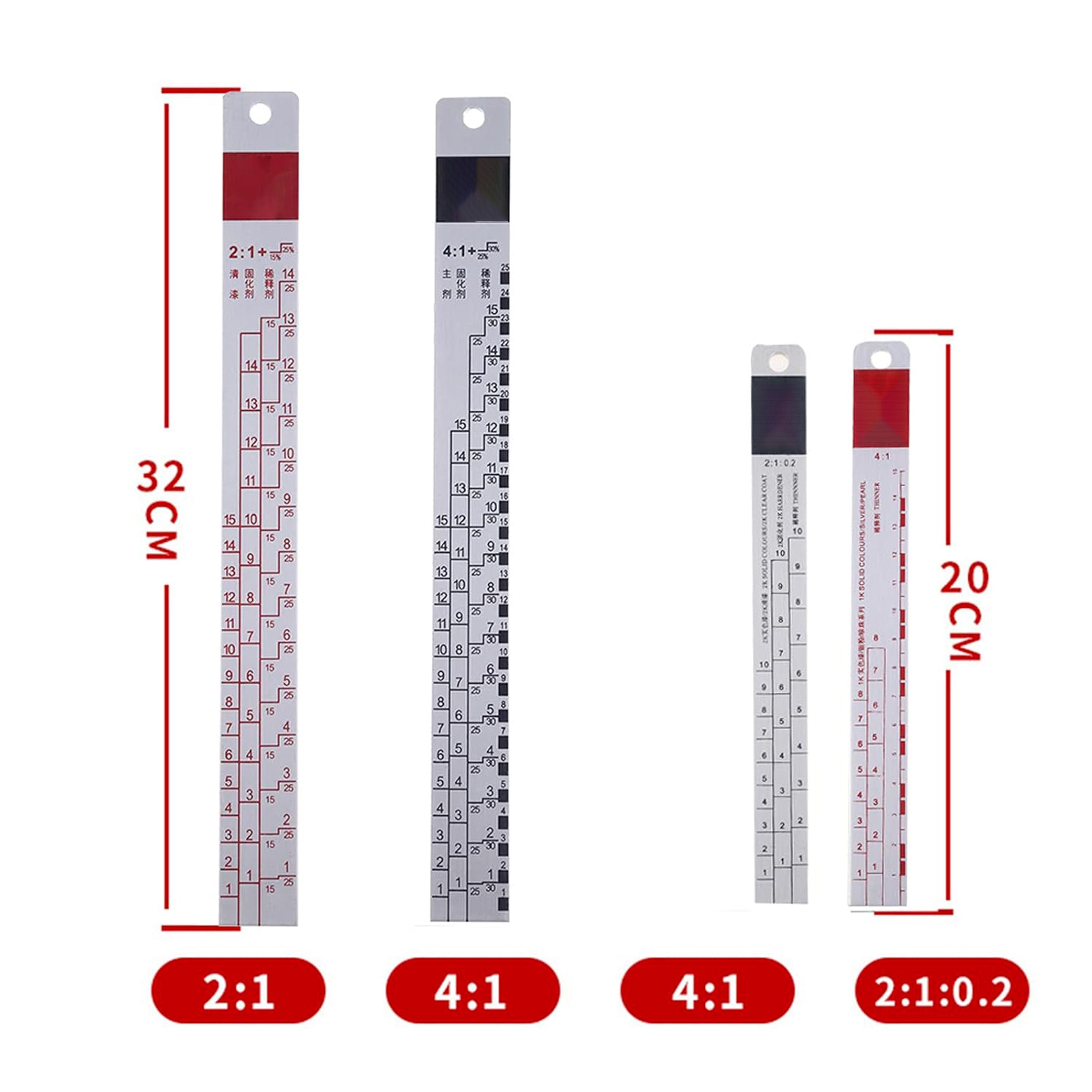 Paint adjustment ruler