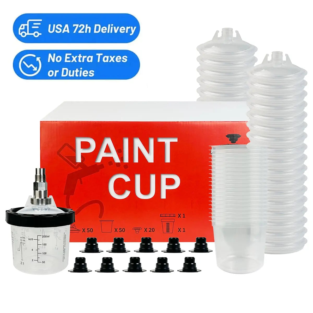 Paint Mixing Cup Kit (USA 72-Hour Delivery) PORPHIS