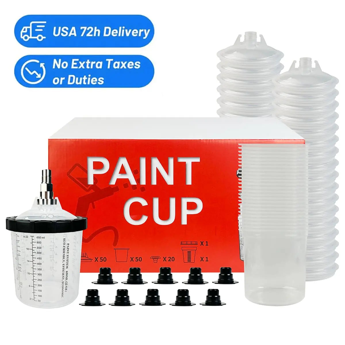 Paint Mixing Cup Kit (USA 72-Hour Delivery) PORPHIS
