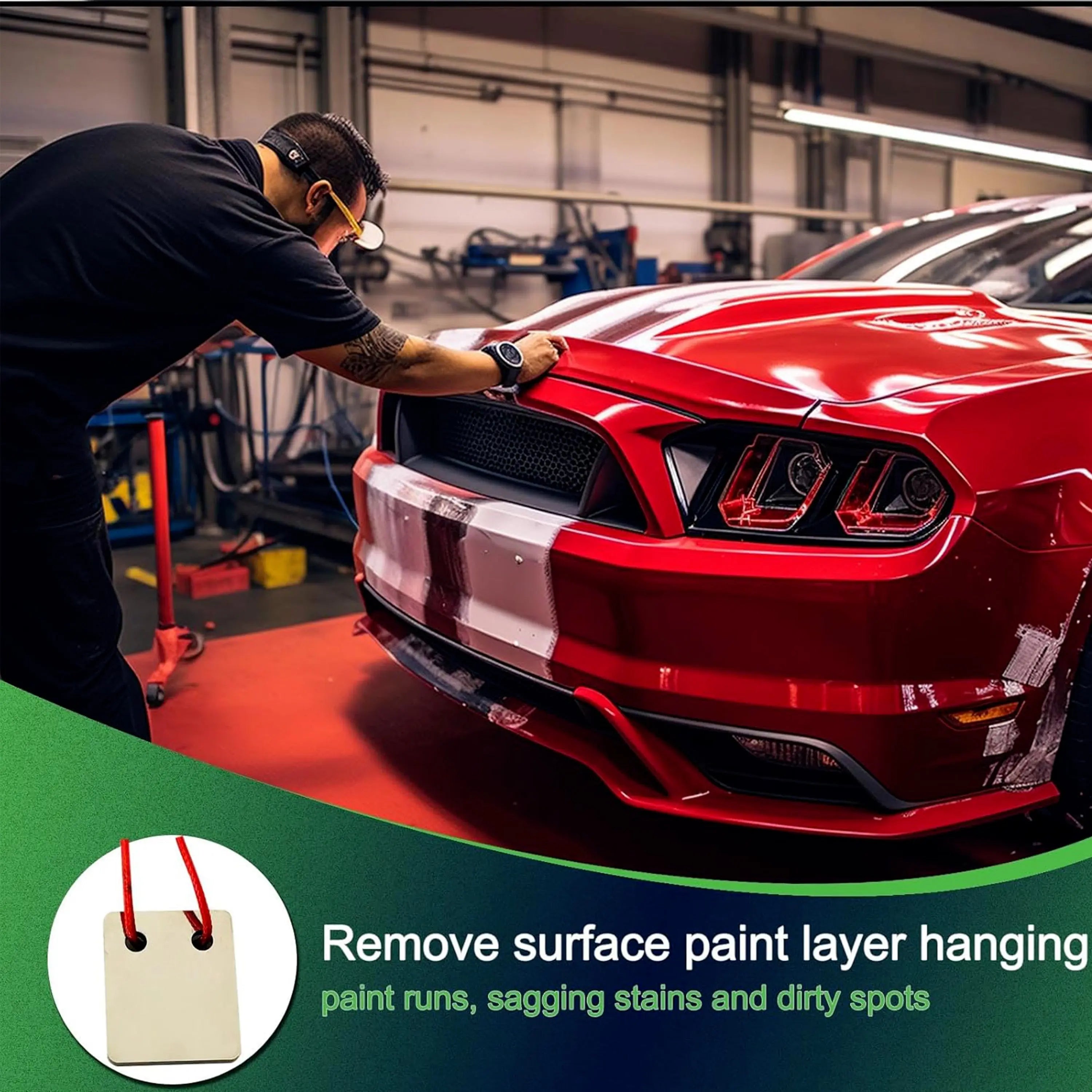 Paint Surface Spot Repair Tungsten Steel Scraper PORPHIS