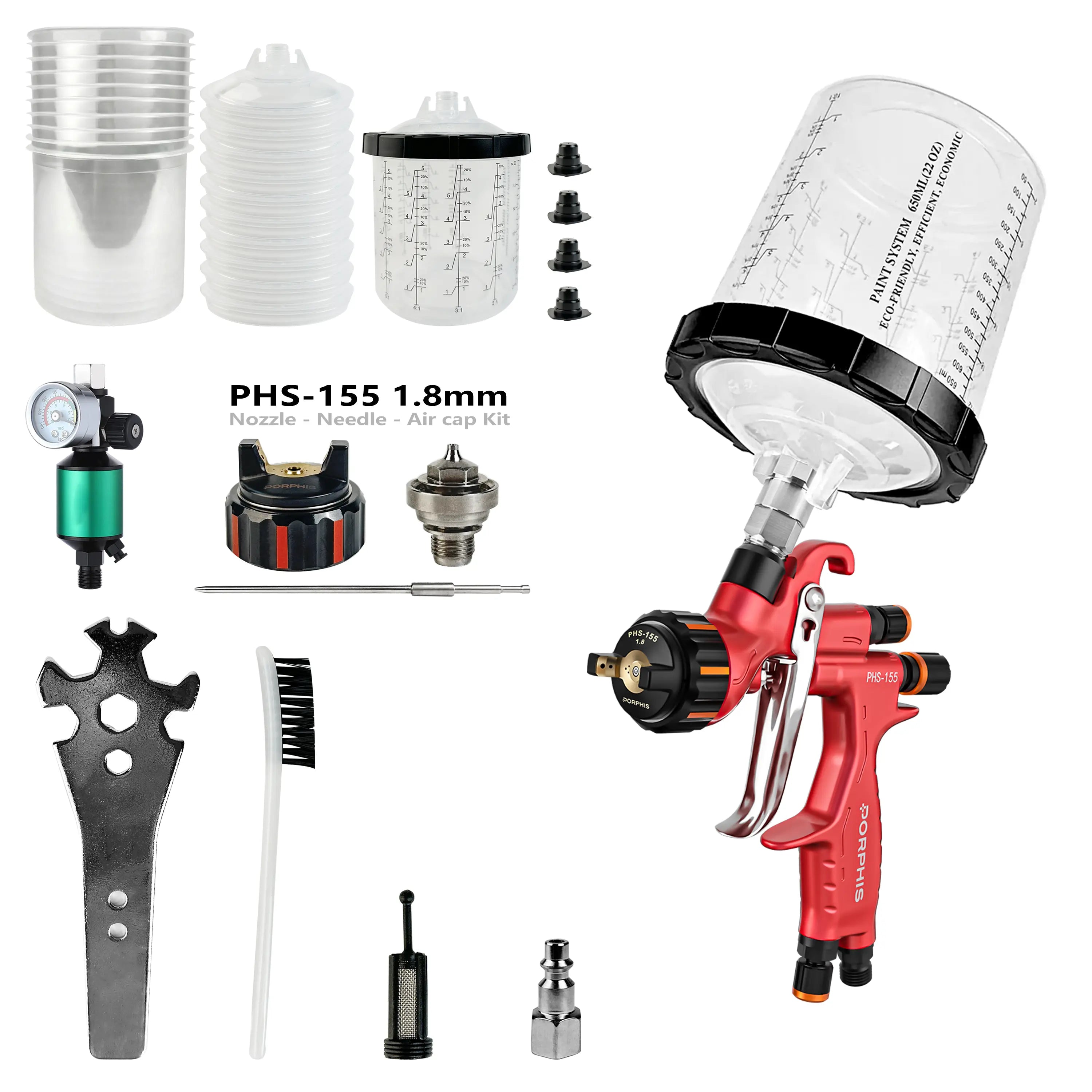 PHS-155 Car Paint Sprayer Kit PORPHIS