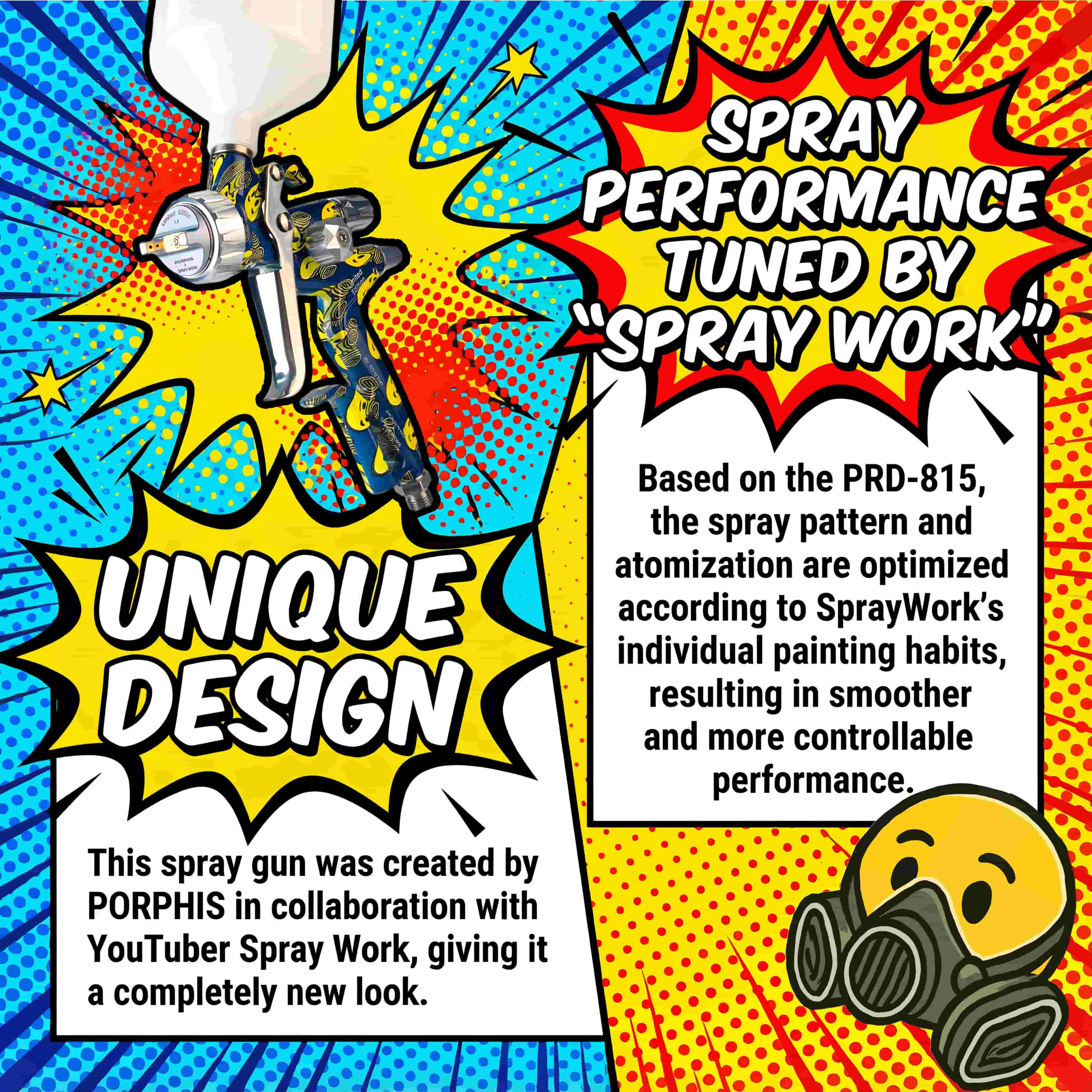 PORPHIS X Spray Work | Limited Edition Spray Gun PORPHIS