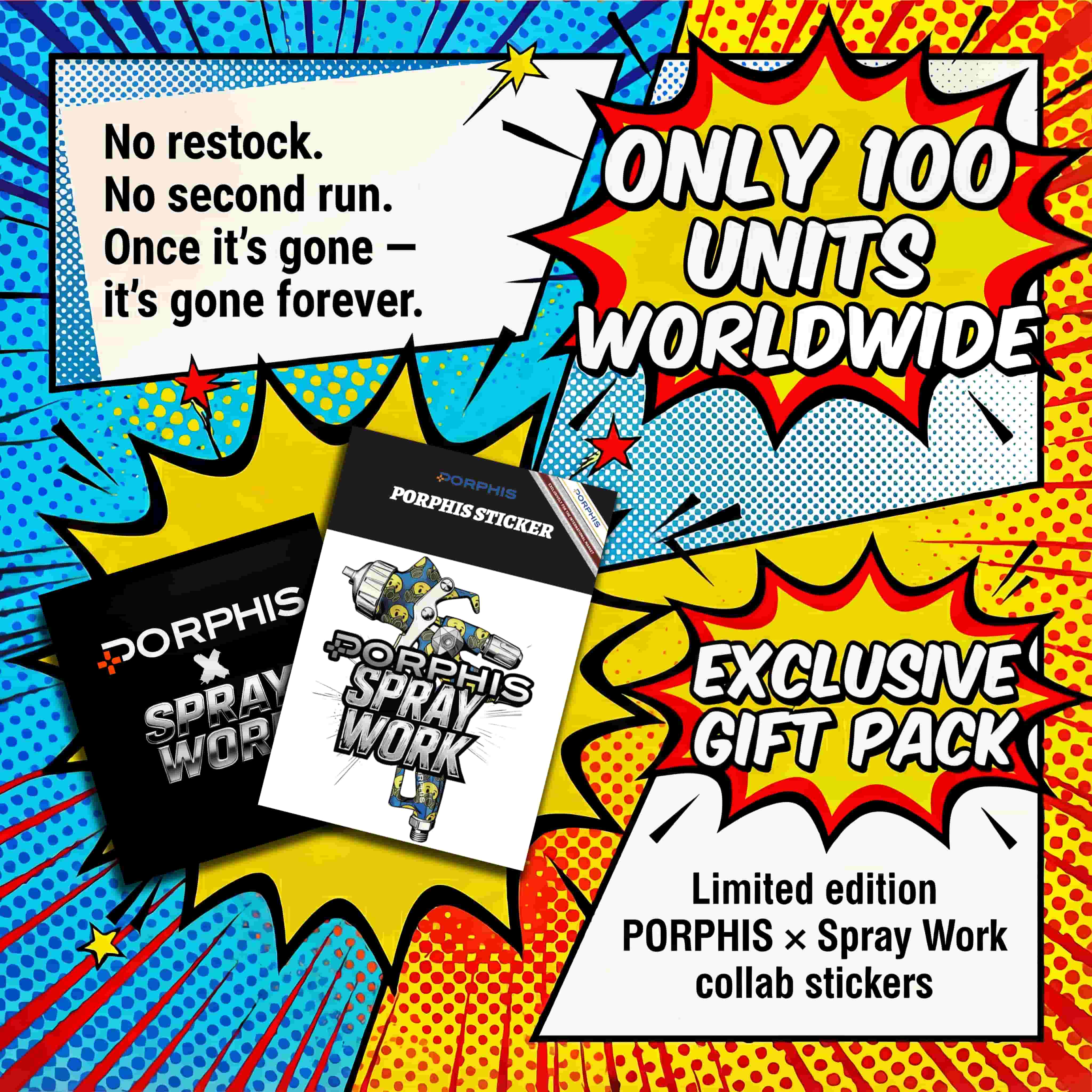 PORPHIS X Spray Work | Limited Edition Spray Gun