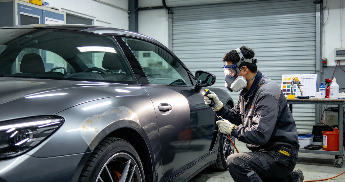 How to Get a Consistent Finish When Spraying Metallic Car Paint PORPHIS